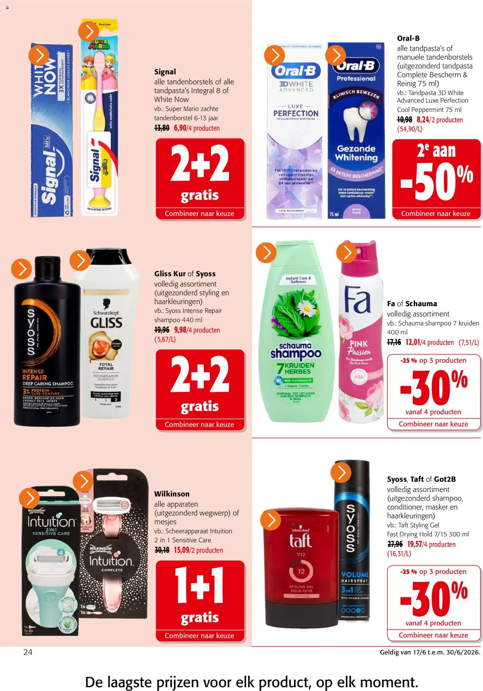 {H1} | Pagina: 24 | Producten: Gel, Shampoo, Masker, Tandpasta