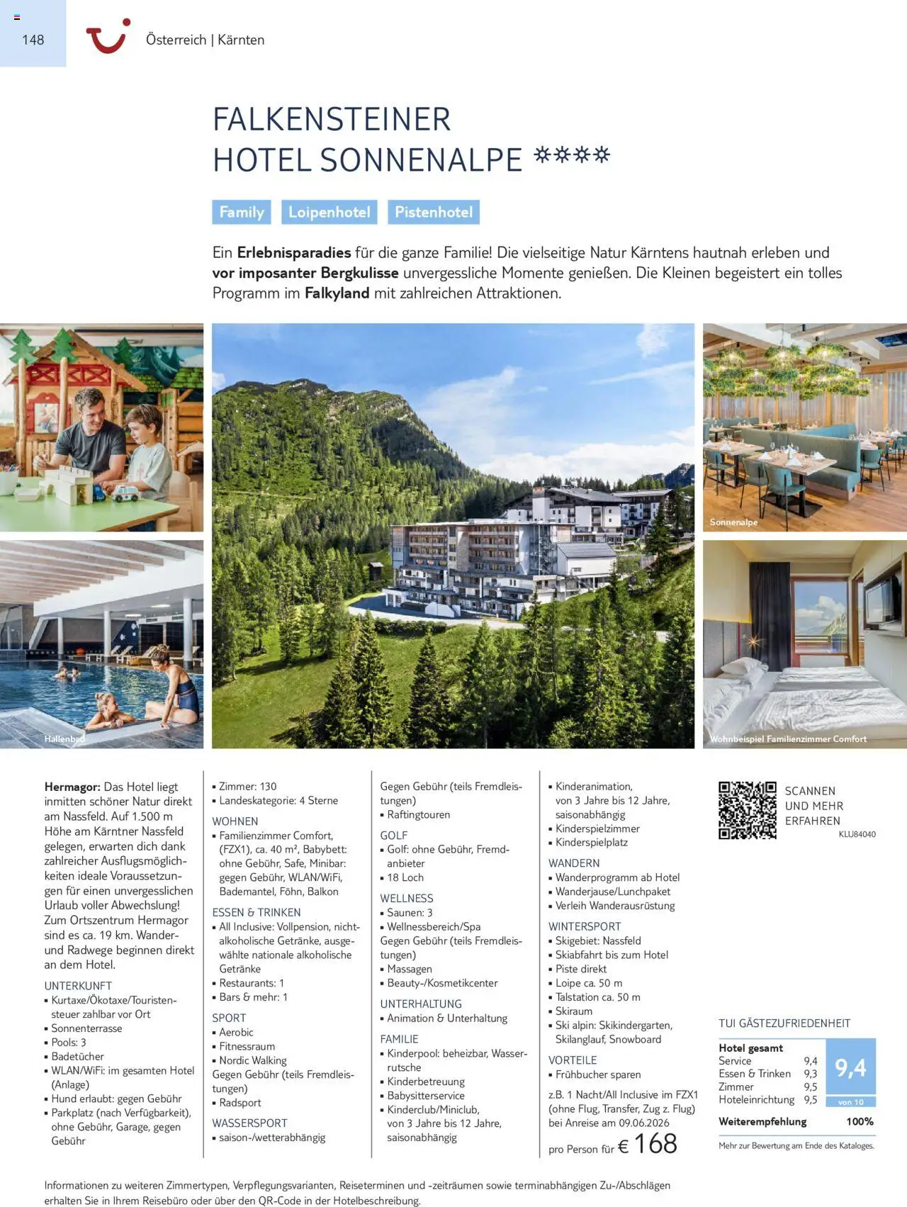 Aida - Urlaub mit eigener Anreise  – gültig ab 01.11.2025 | Seite: 148 | Produkte: Babybett, Ski, Wasser, Snowboard