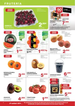 Vista previa Hipercor catálogo válido desde el 18/06/2026 | Página: 8 | Productos: Naranjas, Kiwi, Παγωμένο τσάι, Bolsa