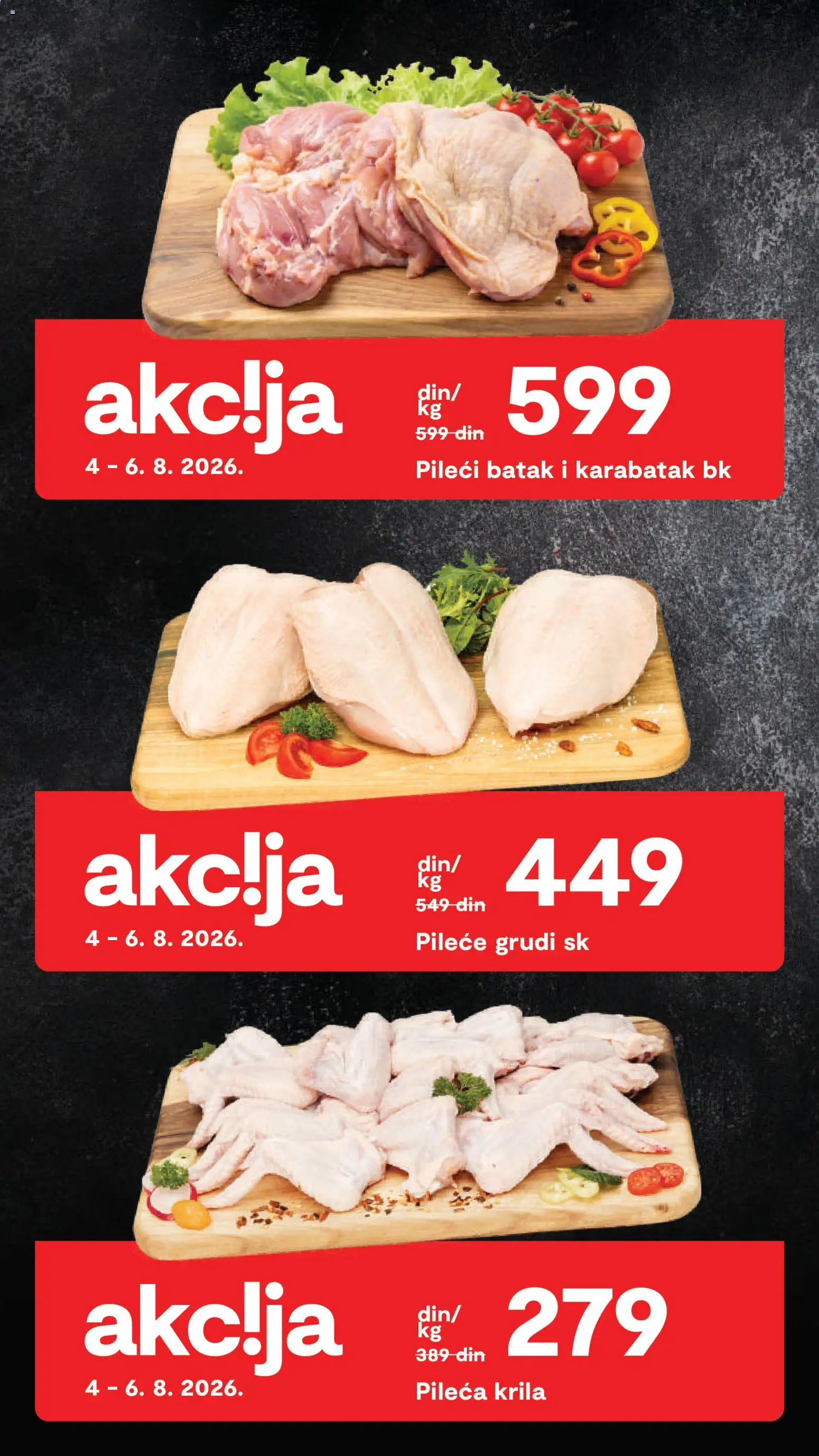 Matijevic katalog - važi od 04.08.2026 | Strana: 4 | Proizvode: Pileće grudi, Pileći batak