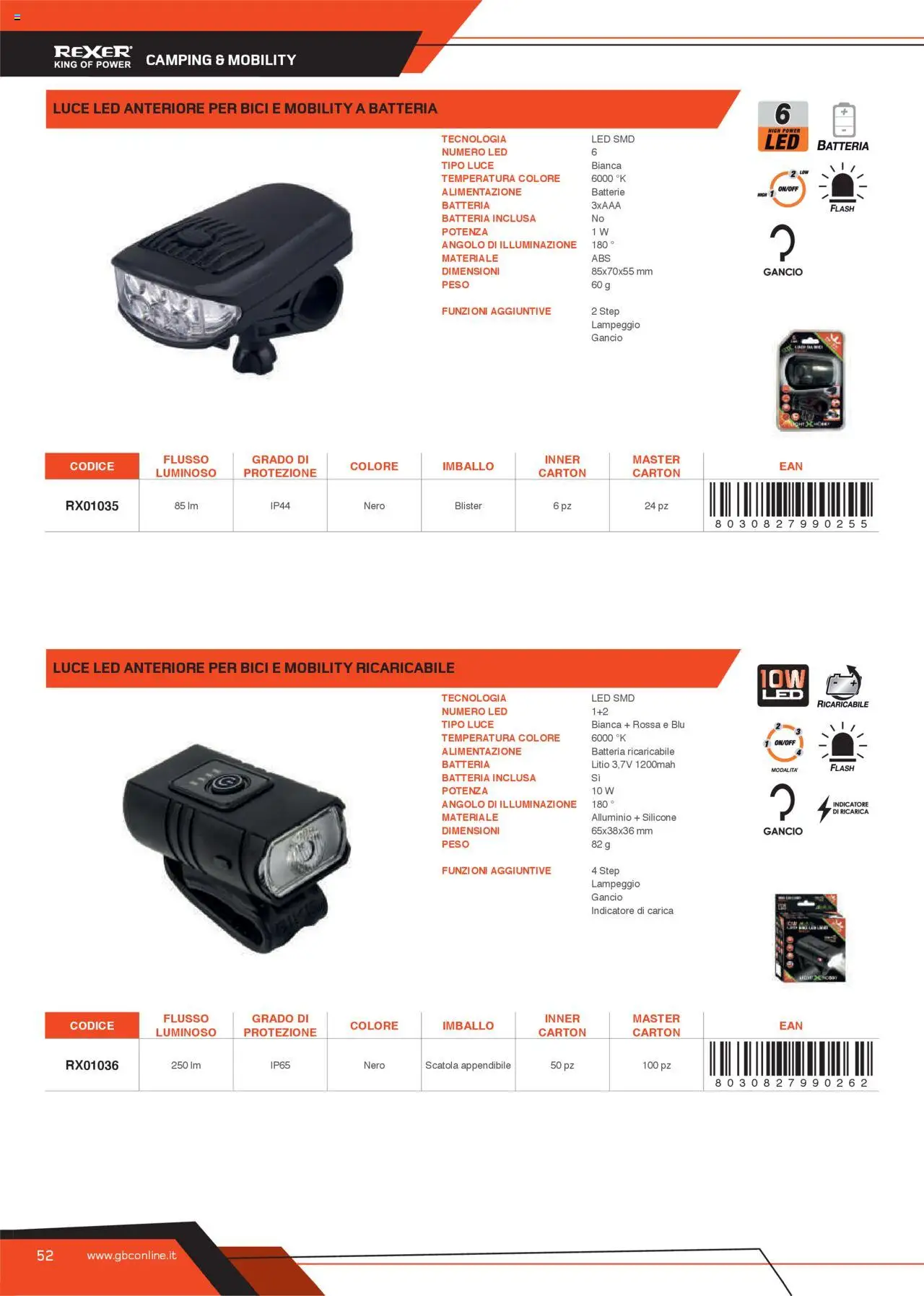 Volantino GBC del 31.05.2025 | Pagina: 52 | Prodotti: Silicone, Alluminio, Scatola, Batteria