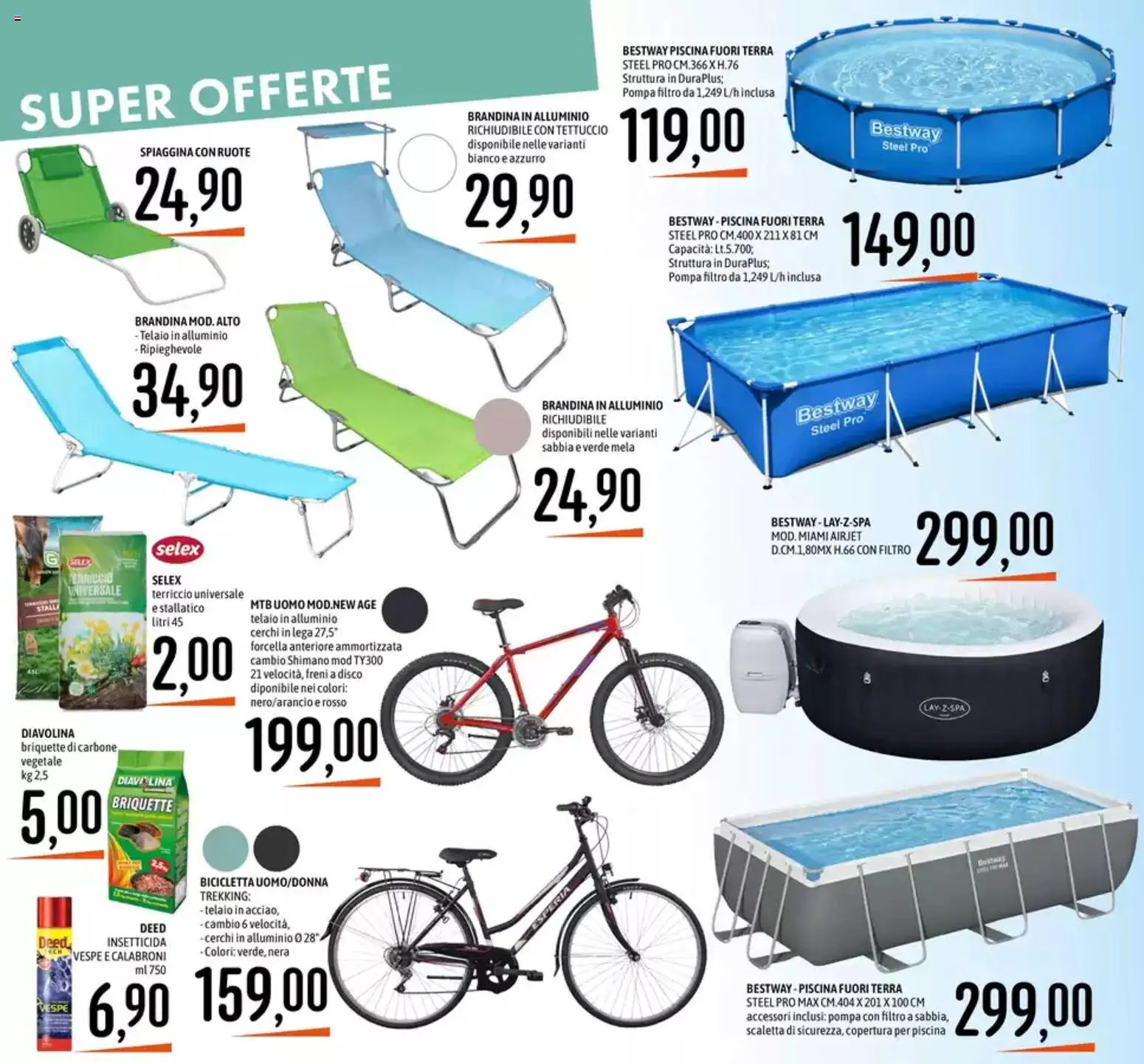 Volantino Emisfero del 11.06.2026 | Pagina: 25 | Prodotti: Bicicletta, Piscina, Disco, Terriccio