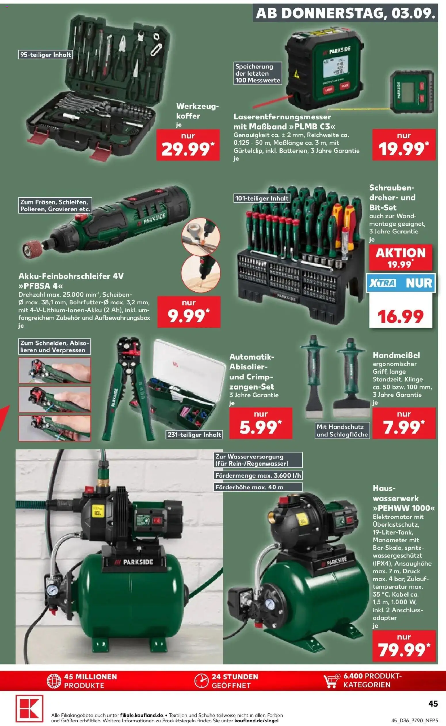Prospekt Kaufland ab 31.08.2026 » Angebote Online zum Blättern | Seite: 54 | Produkte: Kabel, Adapter, Manometer, Koffer