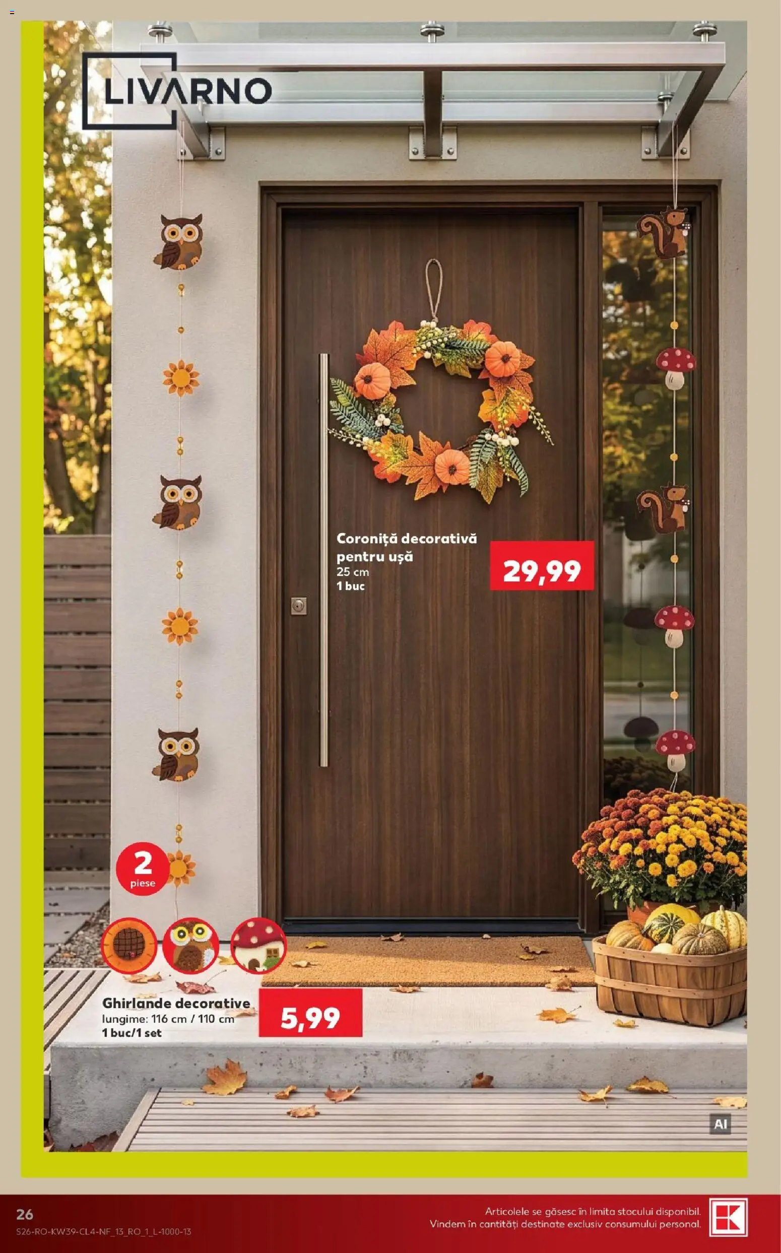 Kaufland RO akciós ujság - amely érvényes a következő dátumtól: 2026.09.23. | Oldal: 26