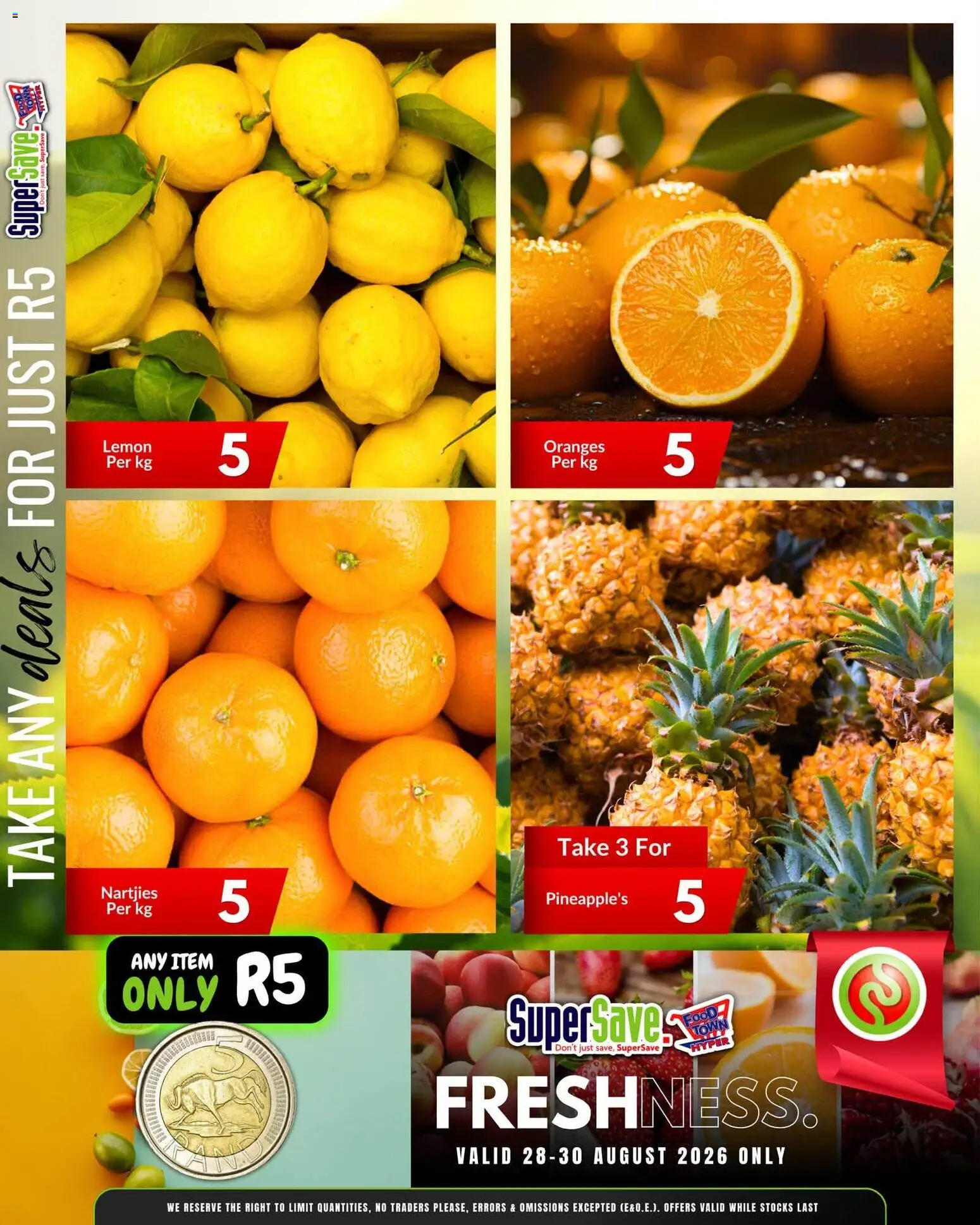 New Super Save catalogue – valid from 28/08/2026 | Page: 2 | Products: Oranges, Lemon