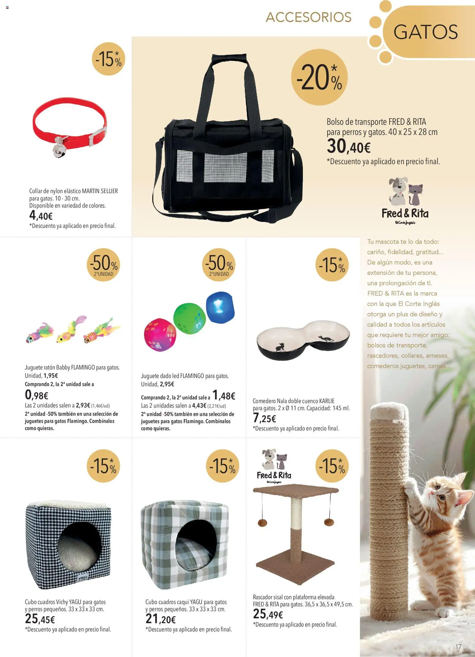 El Corte Inglés ofertas │ válido desde el 01.04.2026 | Página: 17 | Productos: Bolso, Té, Juguetes