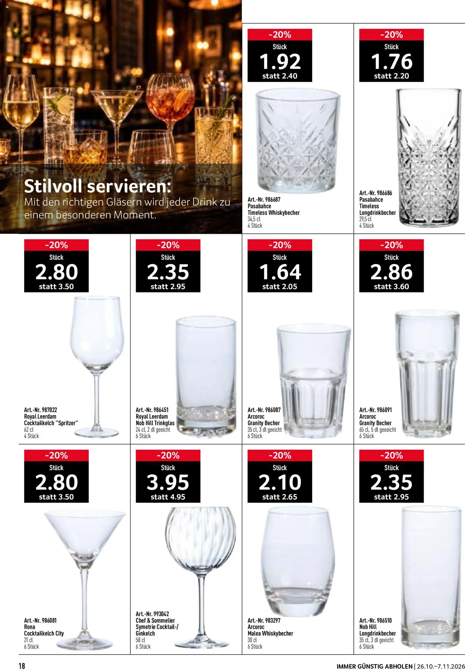 Prodega aktionen Nightlife – gültig ab 26.10.2026 | Seite: 18