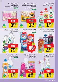 IKI leidinys galioja nuo 08.06.2026 | Puslapis: 57 | Prekių: Muilas, Ploviklis, Tualetinis popierius