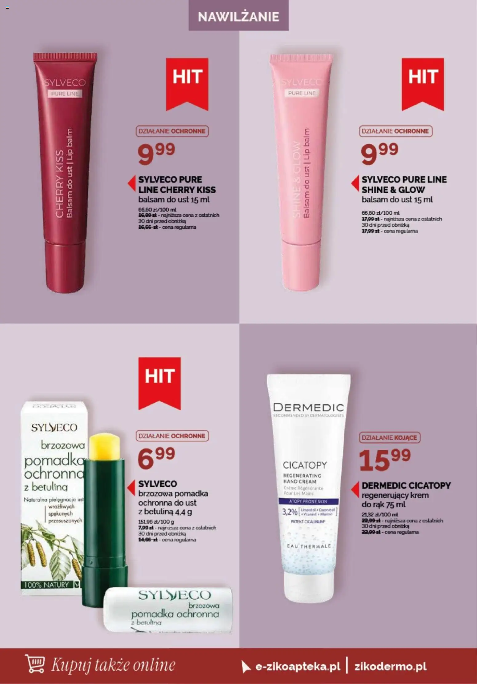Ziko gazetka od 27.08.2026 | Strona: 2 | Produkty: Balsam do ust, Pomadka, Krem