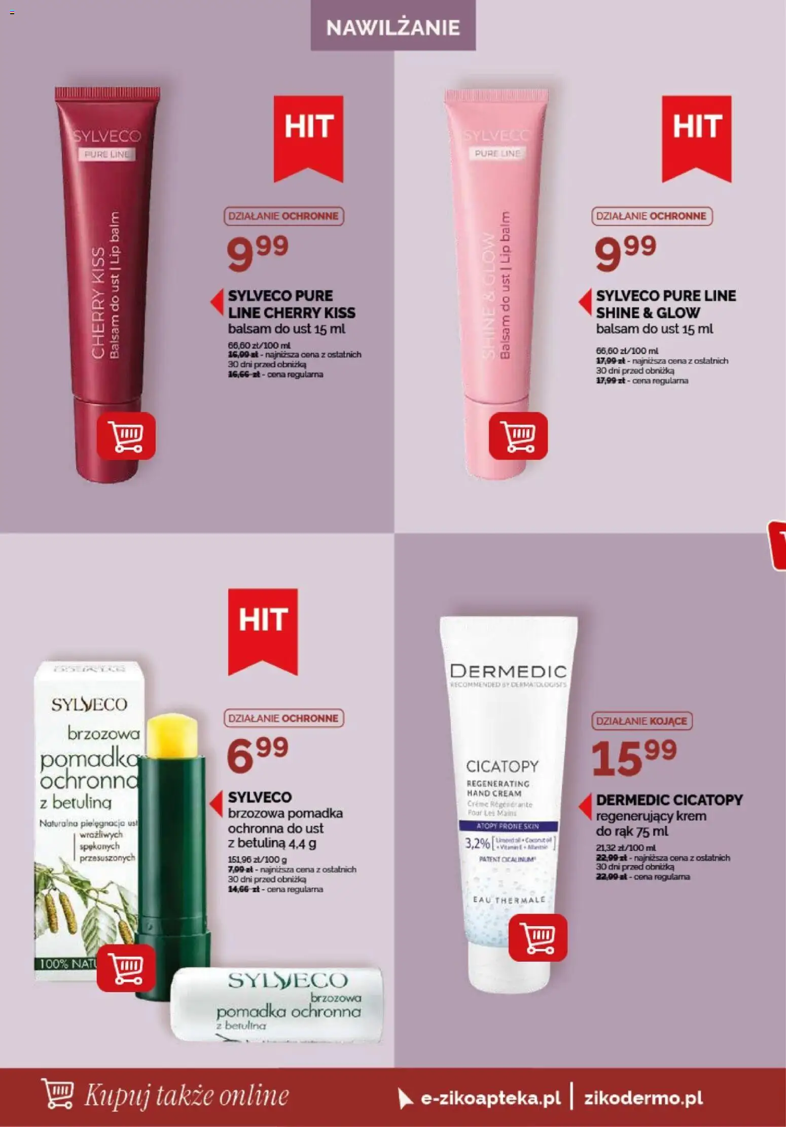 Ziko gazetka od 27.08.2026 | Strona: 2 | Produkty: Balsam do ust, Pomadka, Krem