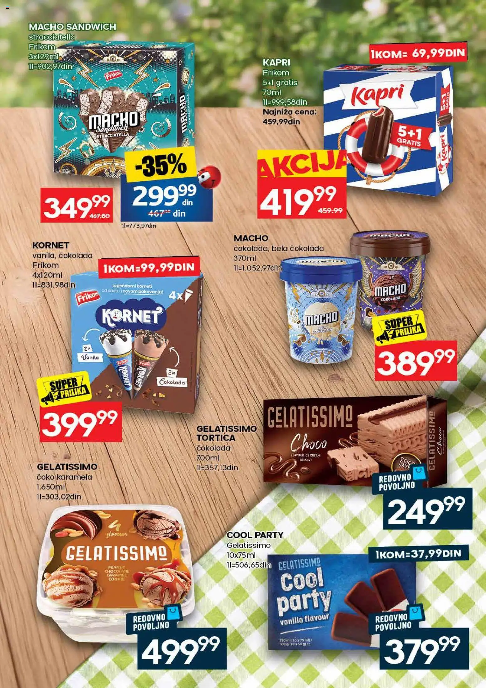 Idea katalog - važi od 31.08.2026 | Strana: 25 | Proizvode: Vanila, Bela čokolada, Čokolada