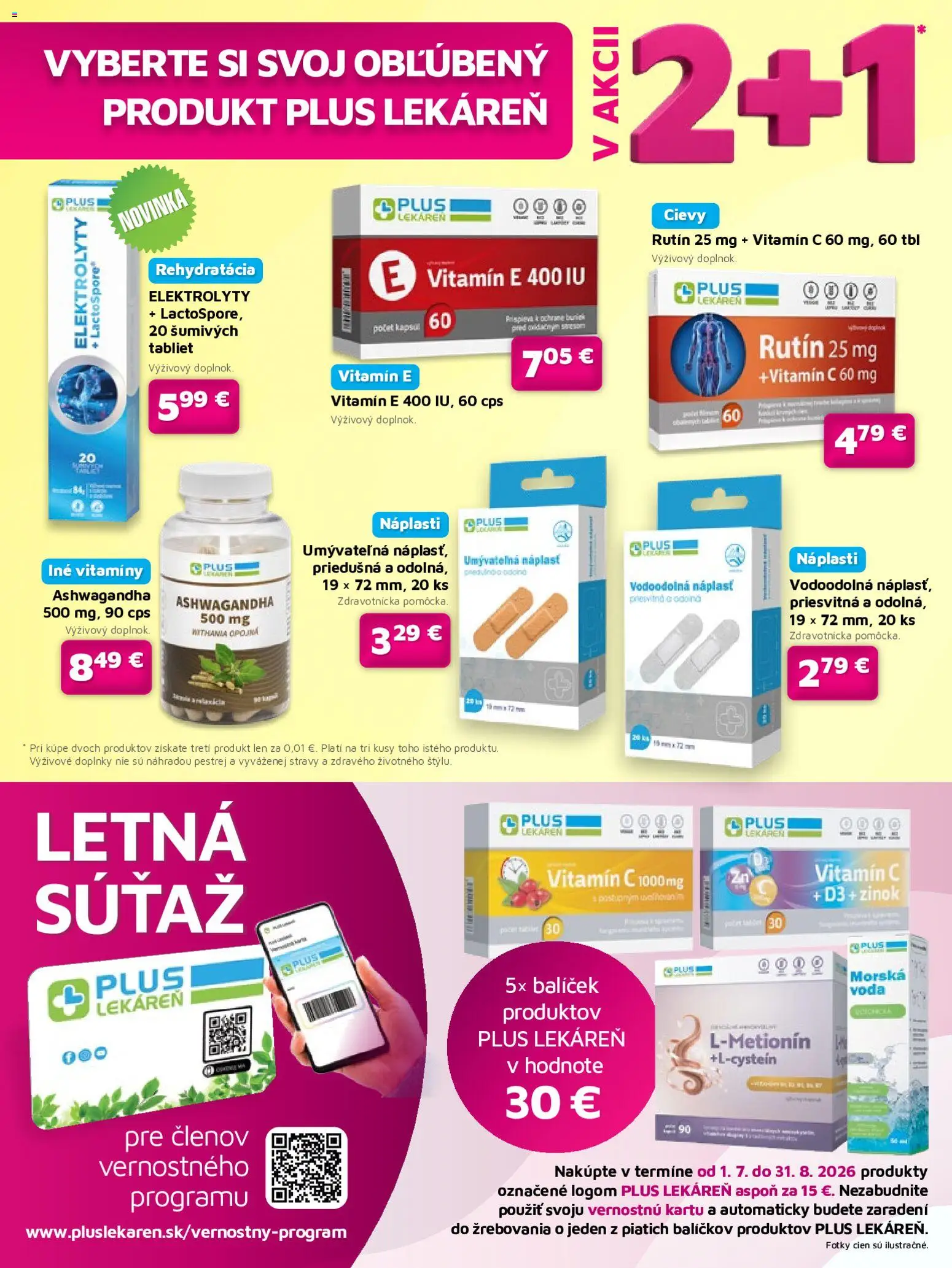 Nové Plus lekáreň akcie – leták je platný od 01.07.2026 | Strana: 8