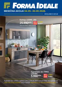 Forma Ideale katalog - pregled Forma Ideale kataloga - važi od 04.05.2026
