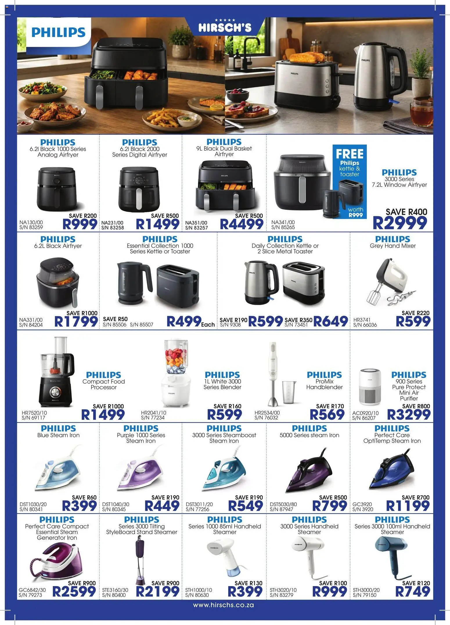 New Hirsch's catalogue – valid from 23/06/2026 | Page: 39 | Products: Kettle, Iron, Toaster, Generator
