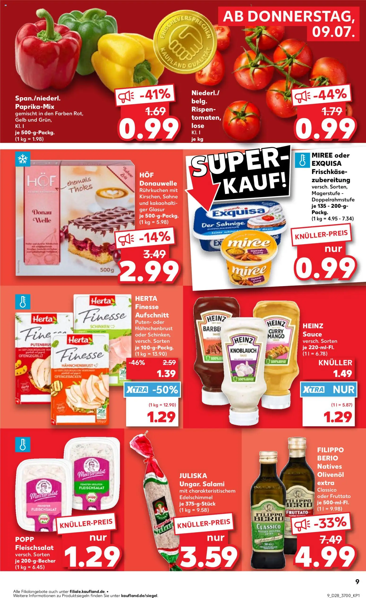 Kaufland Německo leták - Rostock od 09.07.2026 | Strana: 9 | Produkty: Mango