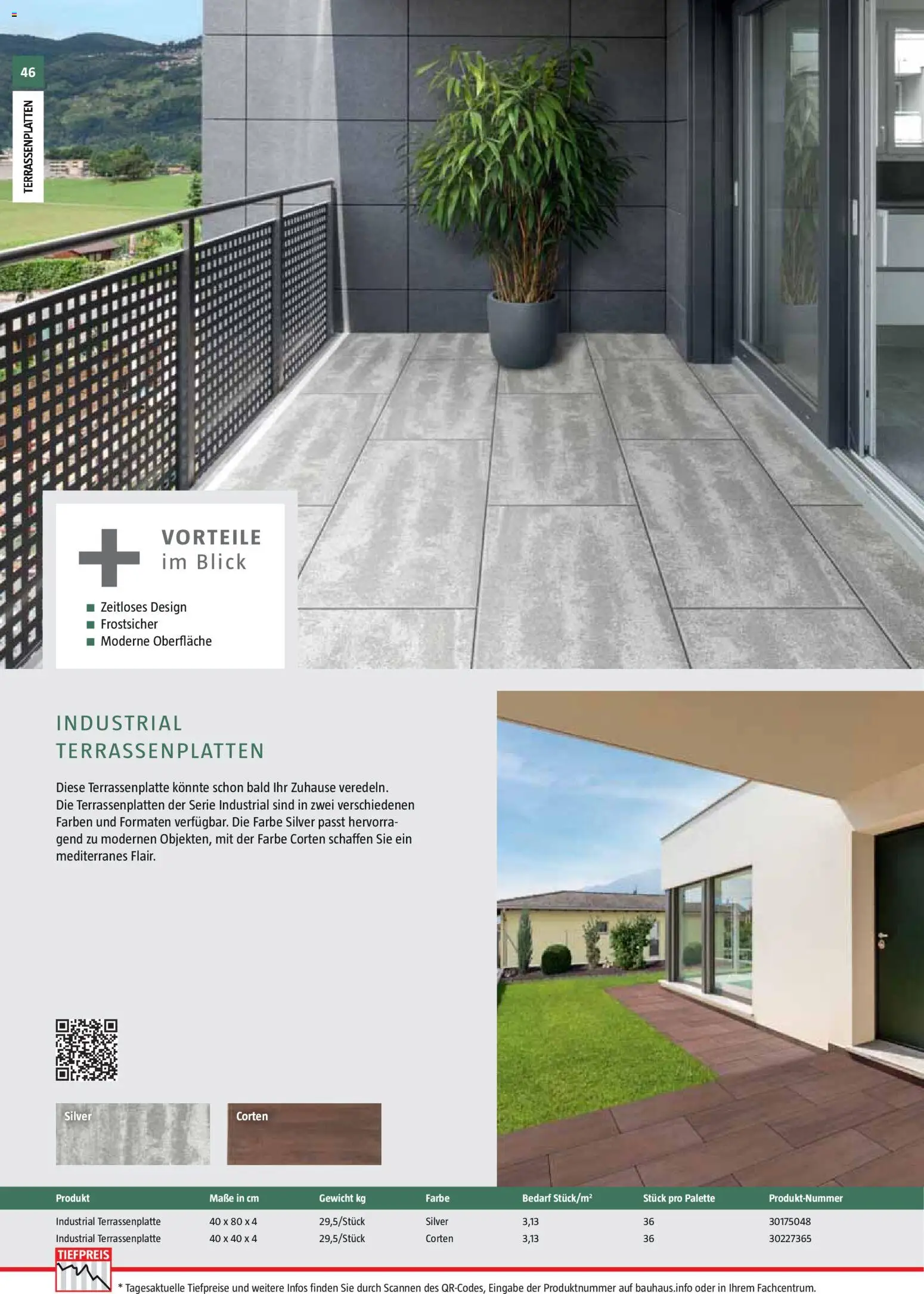 Bauhaus Gartenbaumaterialien 2026 – gültig ab 02.03.2026 | Seite: 46 | Produkte: Gewicht