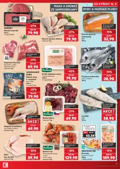Náhled letáku Purland Kuřecí mix Flamengo/Merenge na gril, Kuřecí mix Flamengo/Merenge na gril na alu tácku cena za 1 kg od 16.09.2026 | Strana: 13