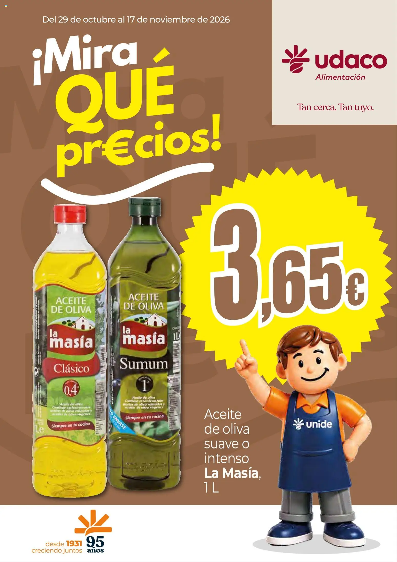 Unide Mira qué precios │ válido desde el 29/10/2026 | Página: 1