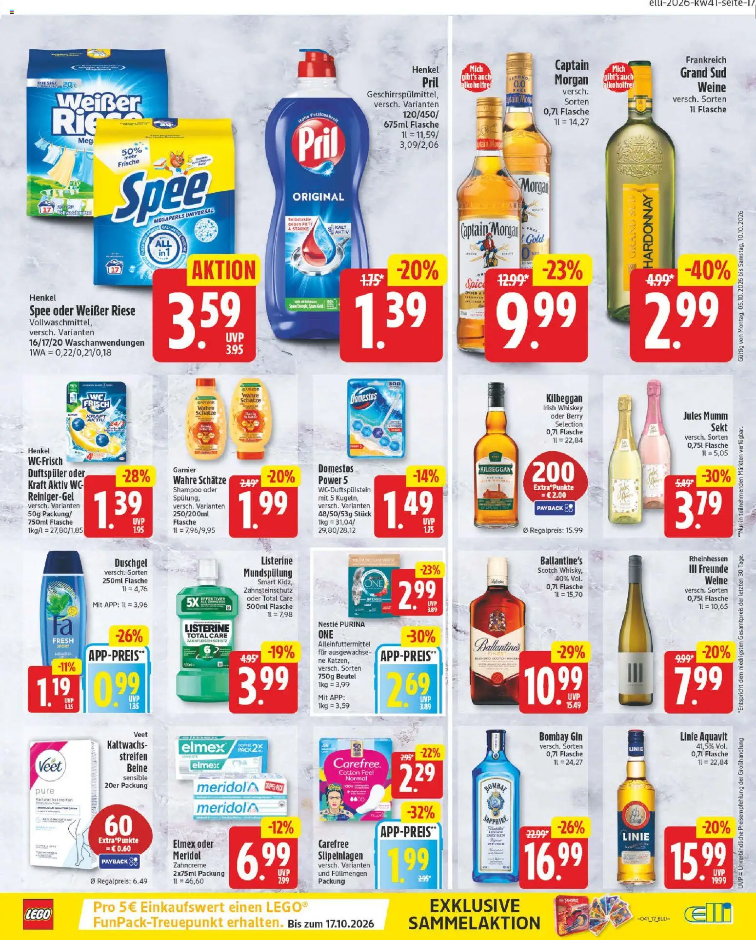 Elli Markt Prospekt Gütersloh – gültig ab 05.10.2026 | Seite: 21 | Produkte: Jules mumm, Grand sud, Pril, Whiskey