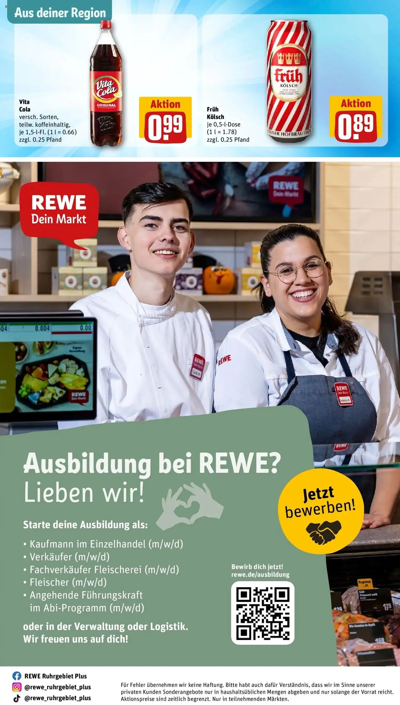 Rewe Prospekt Mettmann	 – gültig ab 27.04.2026 | Seite: 28 | Produkte: Cola, Vita cola