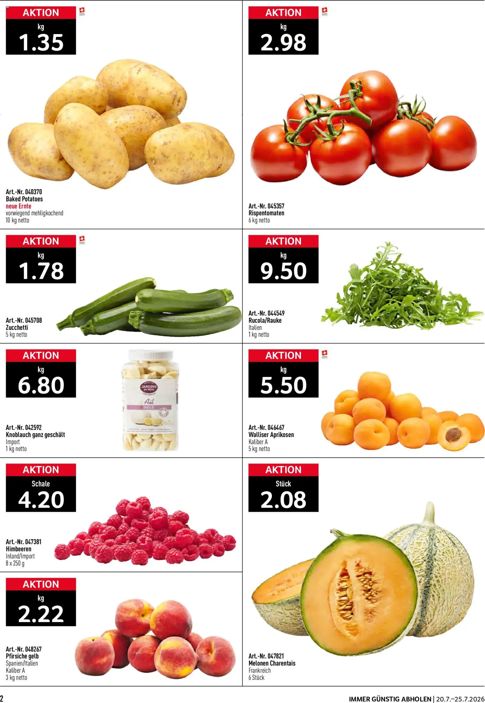 Prodega aktionen – gültig ab 20.07.2026 | Seite: 2 | Produkte: Knoblauch