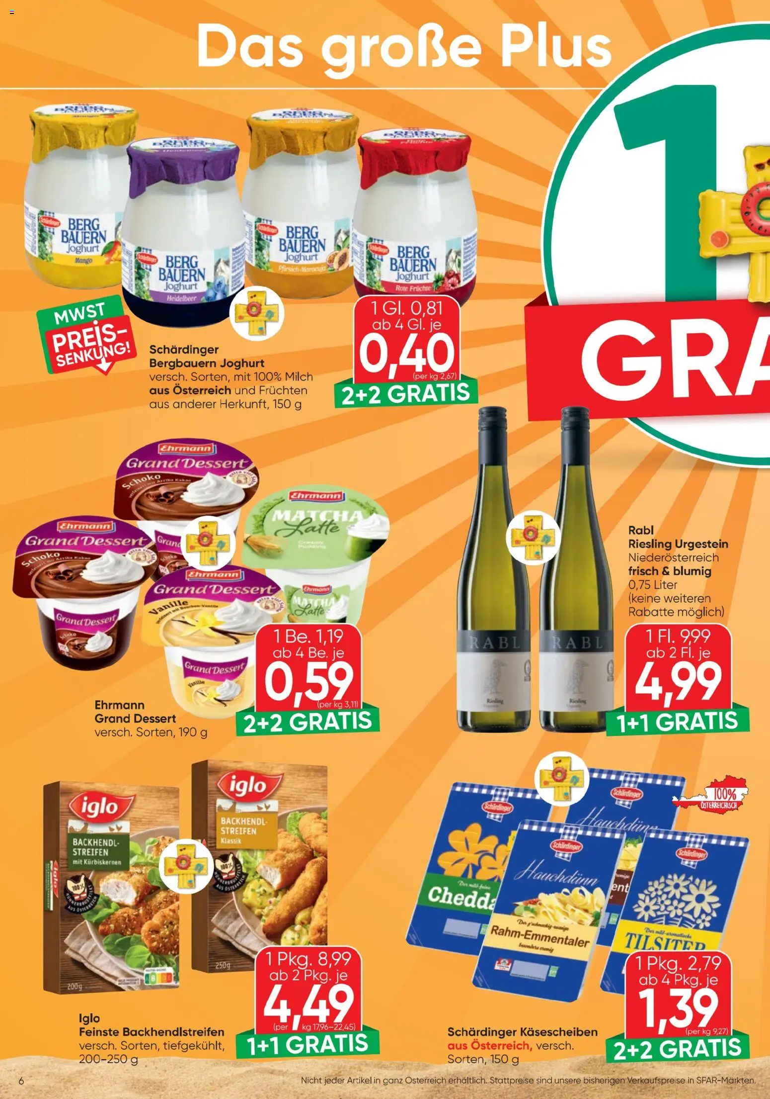 Spar - Flugblatt gültig ab 16.07.2026 | Seite: 6