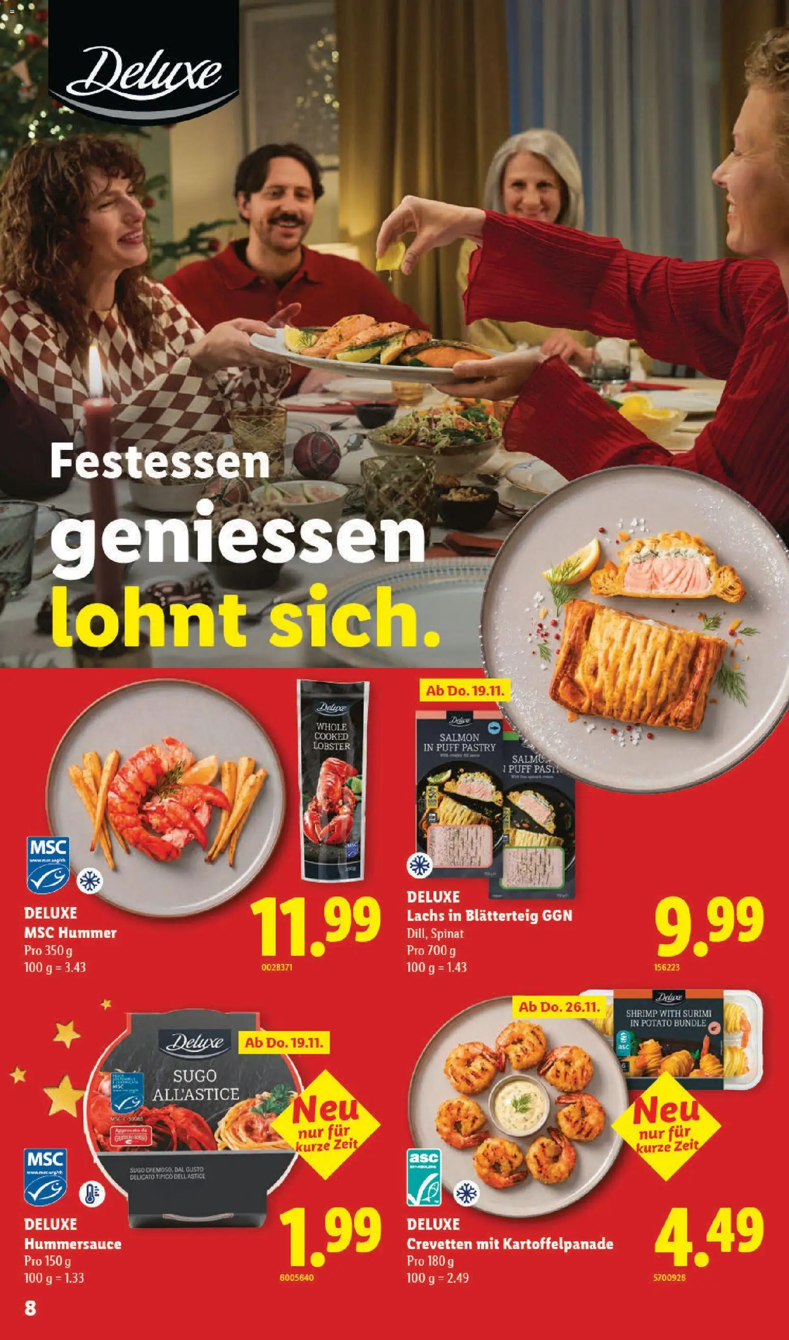 Lidl aktionen Festliche Spezialitäten – gültig ab 29.10.2026 | Seite: 8