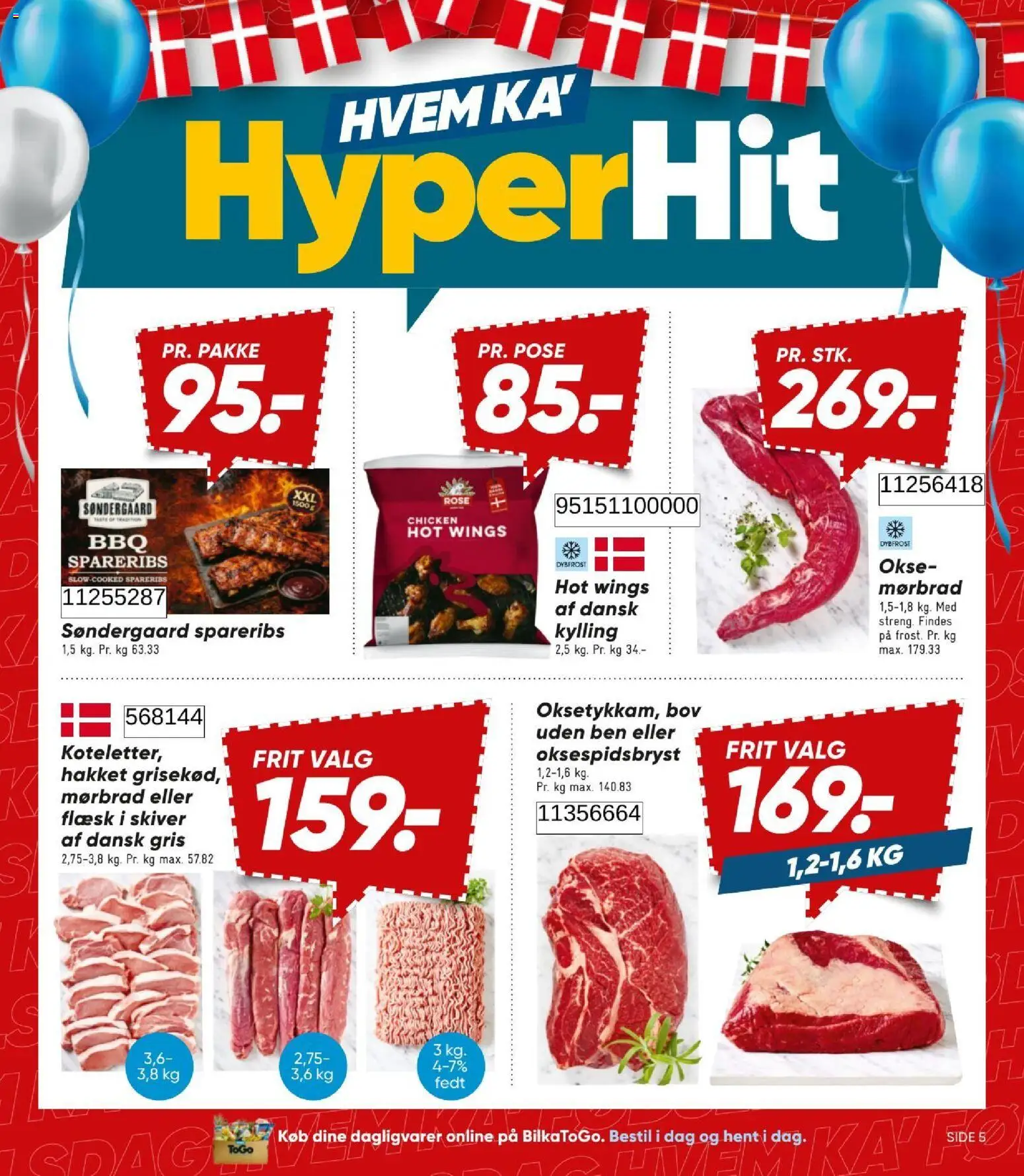 Bilka tilbudsavis – gyldig fra 14/08/2026 | Side: 5 | Produkter: Dagligvarer, Spareribs