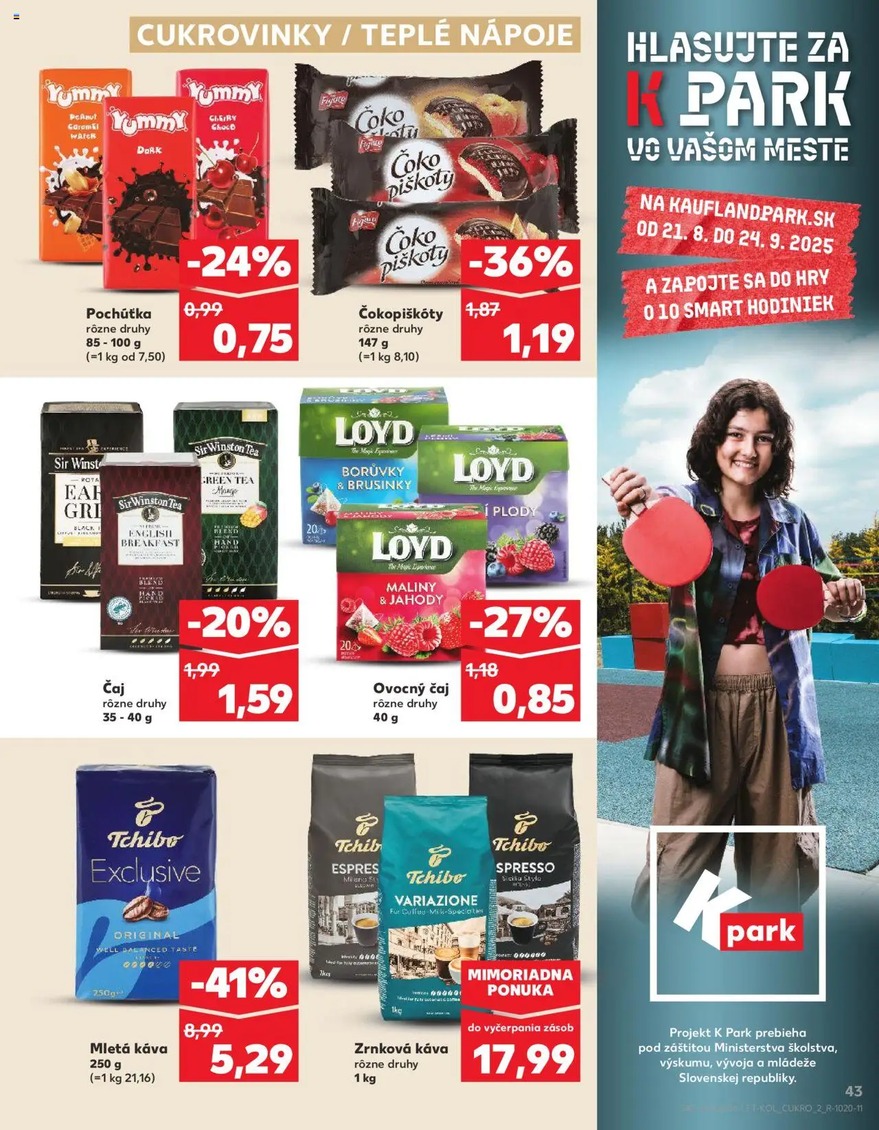 Nové Kaufland akcie – leták je platný od 21.08.2025 | Strana: 43 | Produkty: Piškóty, Káva, Mango, Maliny