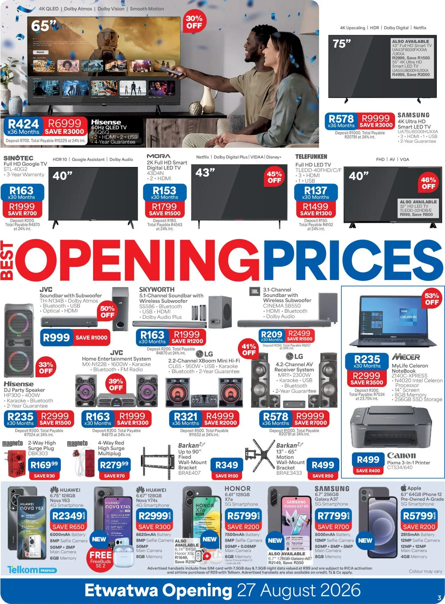 New OK Furniture catalogue – valid from 27/08/2026 | Page: 3 | Products: Data, Notebook, Printer, Battery