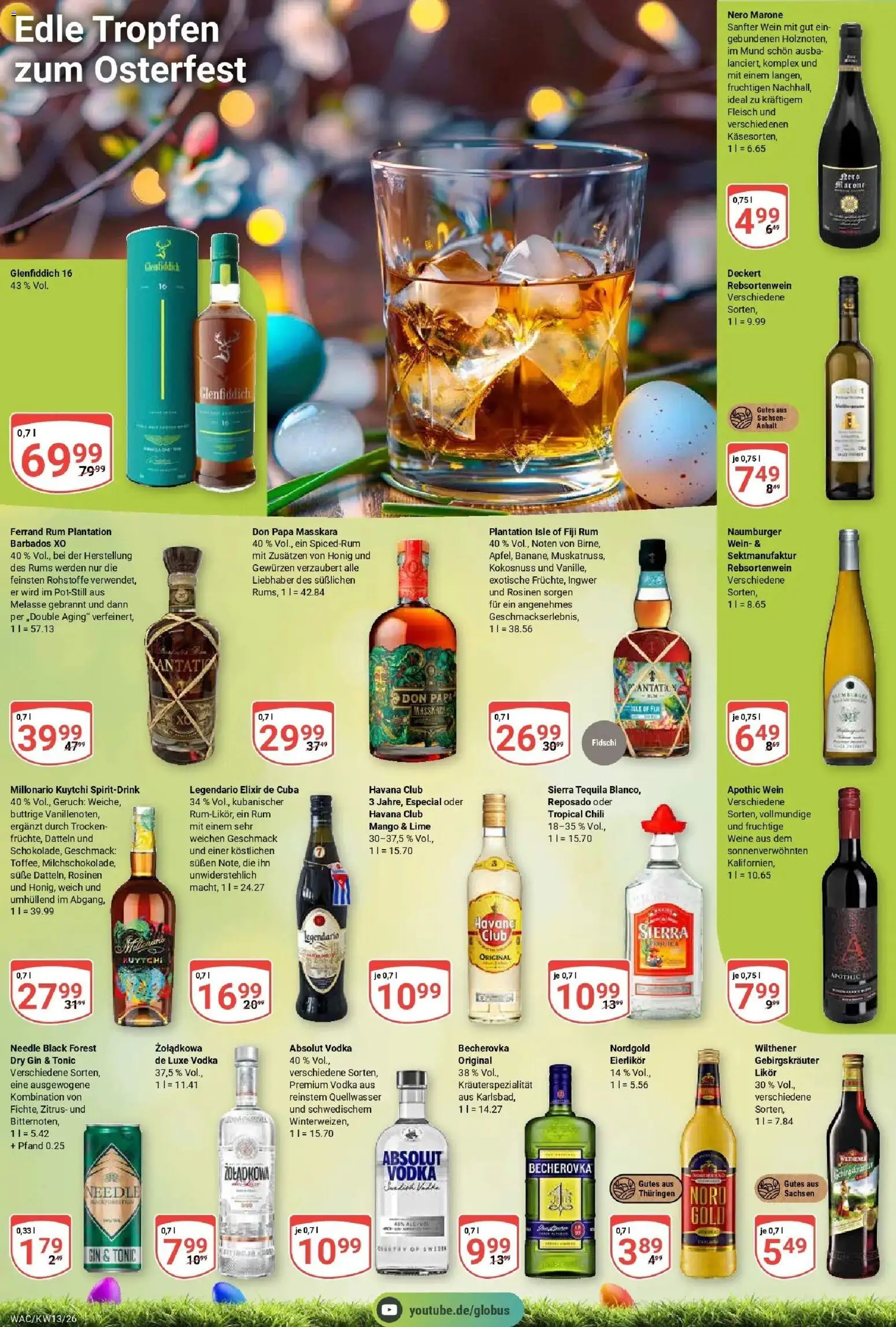 Globus prospekt Markkleeberg	 – gültig ab 23.03.2026 | Seite: 19 | Produkte: Havana club, Wilthener, Rosinen, Chili