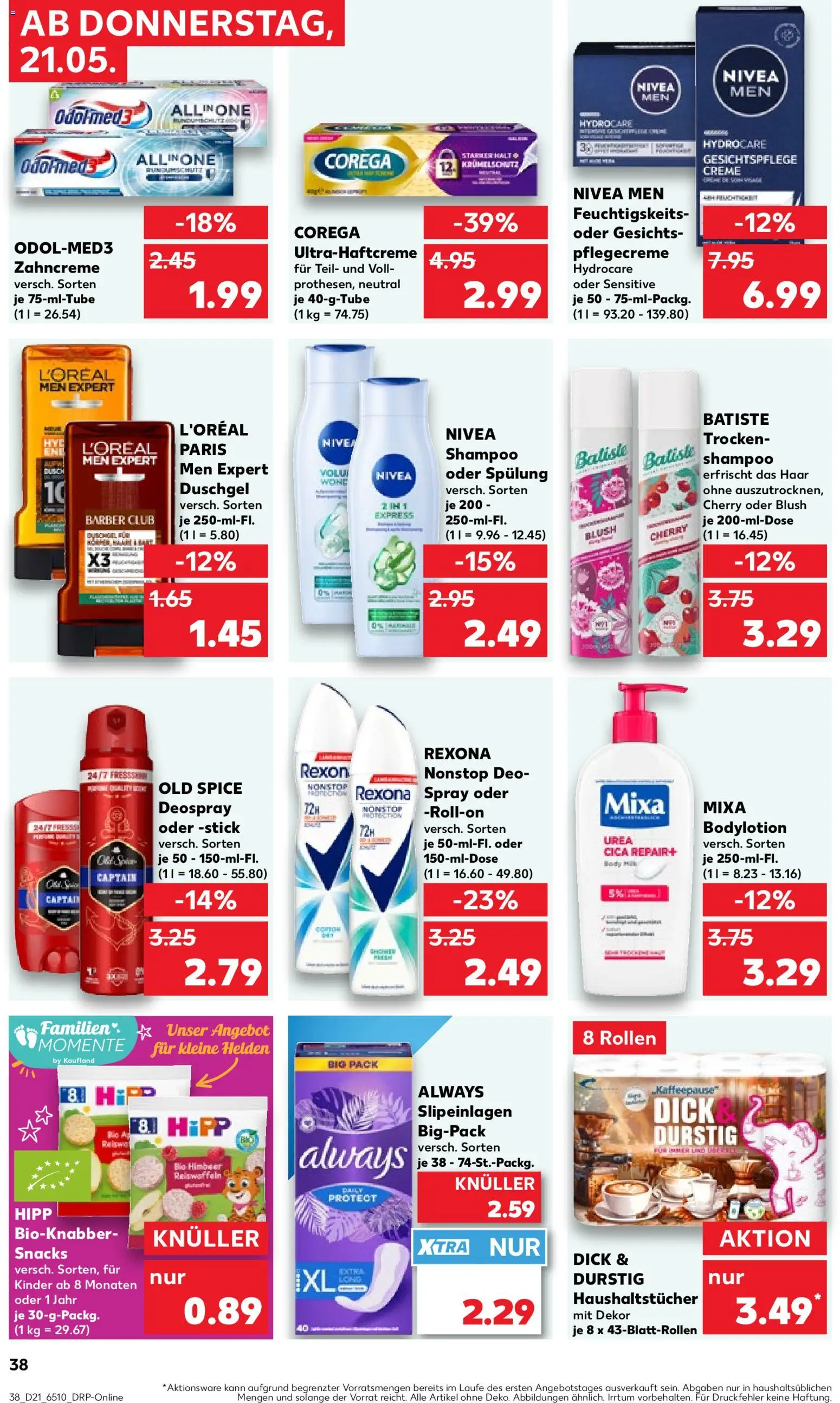 {H1} | Pagina: 38 | Producten: Snacks, Ginkgo biloba, Shampoo, Crème