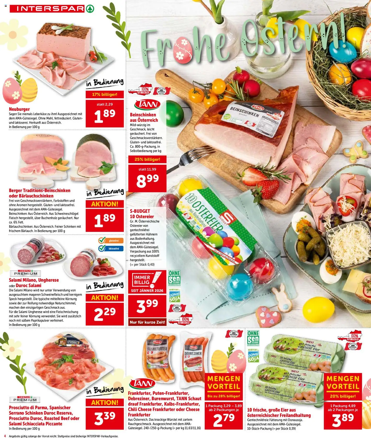 Interspar Flugblatt- Wien gültig ab 31.03.2026 | Seite: 5 | Produkte: Chili, Speck, Schinken, Schweinefleisch