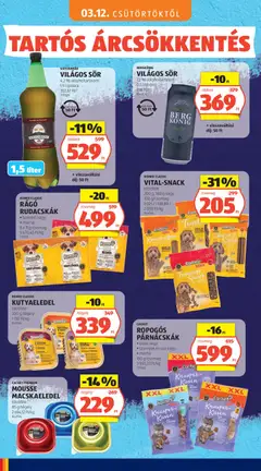 ROMEO CLASSIC KUTYAELEDEL, többféle, 300 g/tégely - amely érvényes a következő dátumtól: 03.05.2026 | Oldal: 50 | Termékek: Kutyaeledel, Sajt, Lazac, Sör