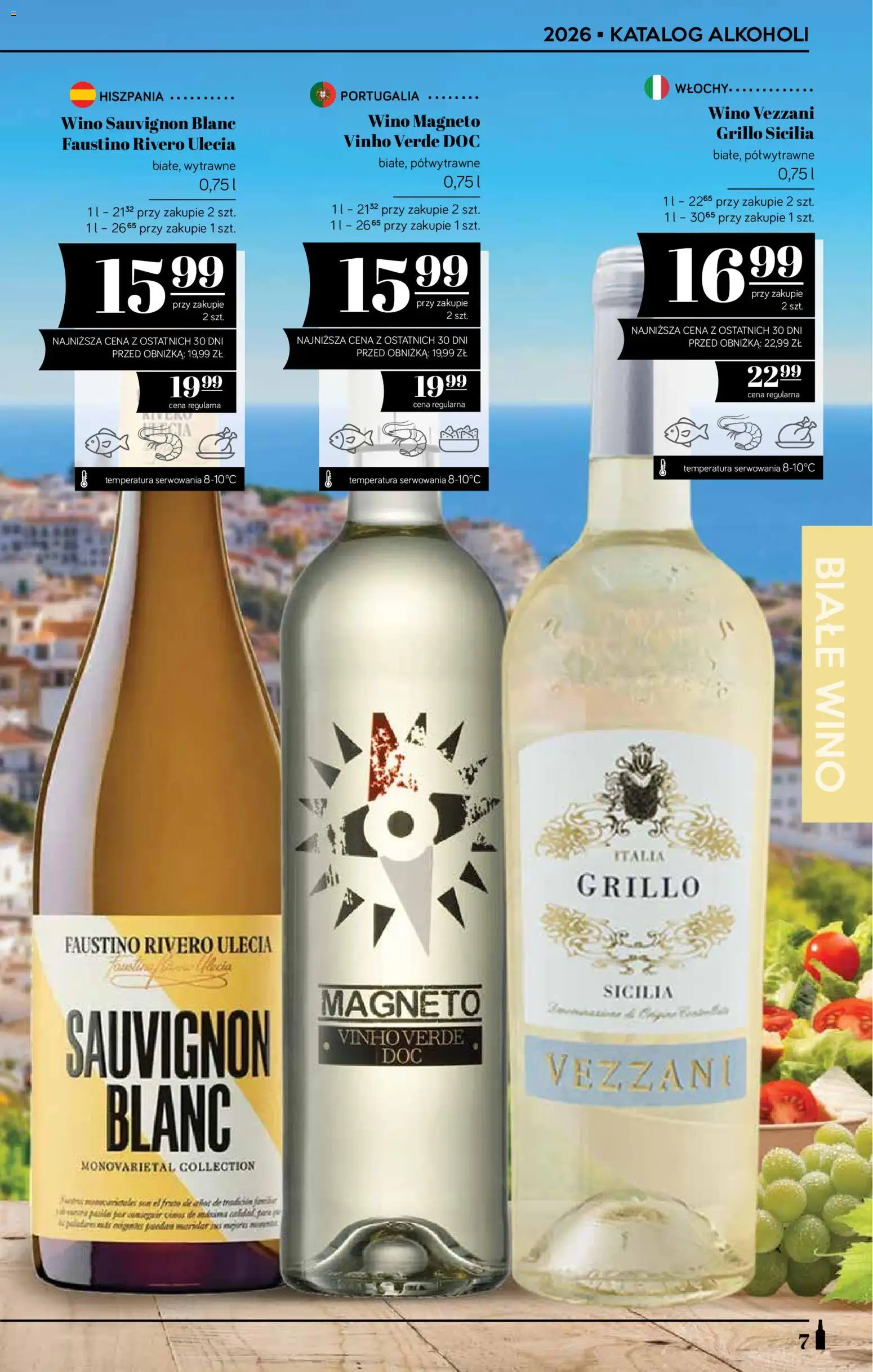 POLOmarket katalog - Alkoholi od 16.07.2026 | Strona: 7 | Produkty: Wino Sauvignon Blanc, Wino
