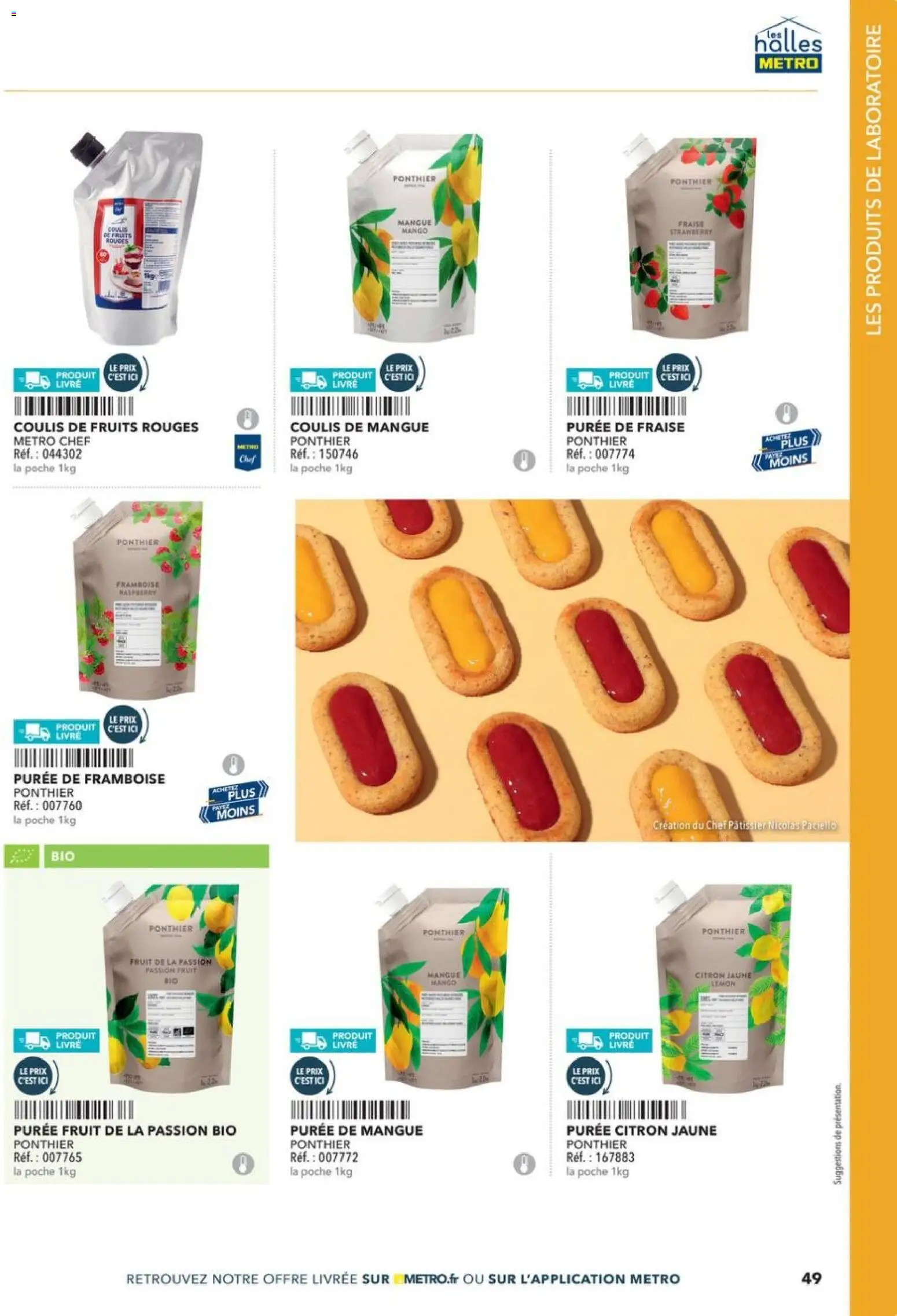 {H1} | Page: 49 | Produits: Citron, Fruit de la passion, Mangue, Livre