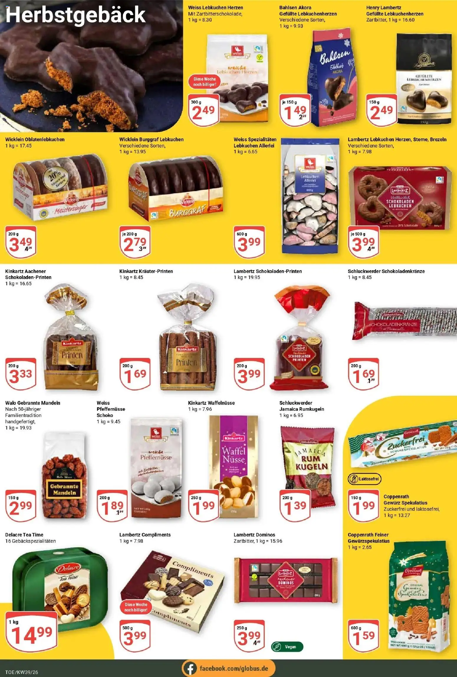 Globus Prospekt Tönisvorst (ab 21.09.2026) » Angebote online | Seite: 18 | Produkte: Spezialitäten, Mandeln, Rumkugeln, Nüsse