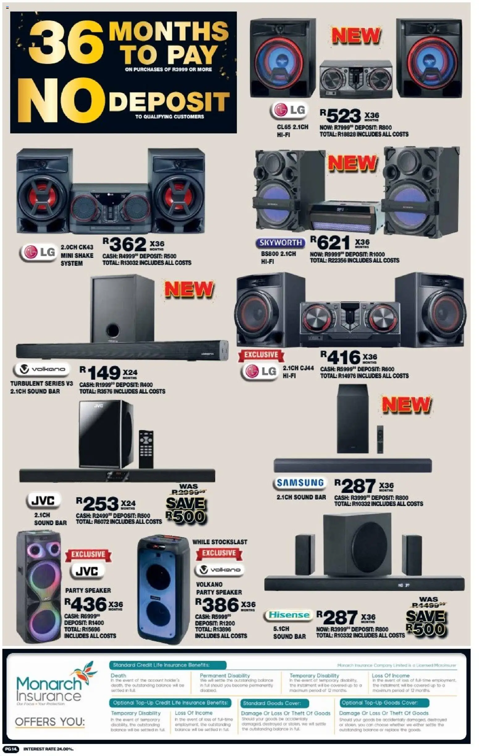 New Lewis Stores catalogue – valid from 10/08/2026 | Page: 14 | Products: Cover, Speaker