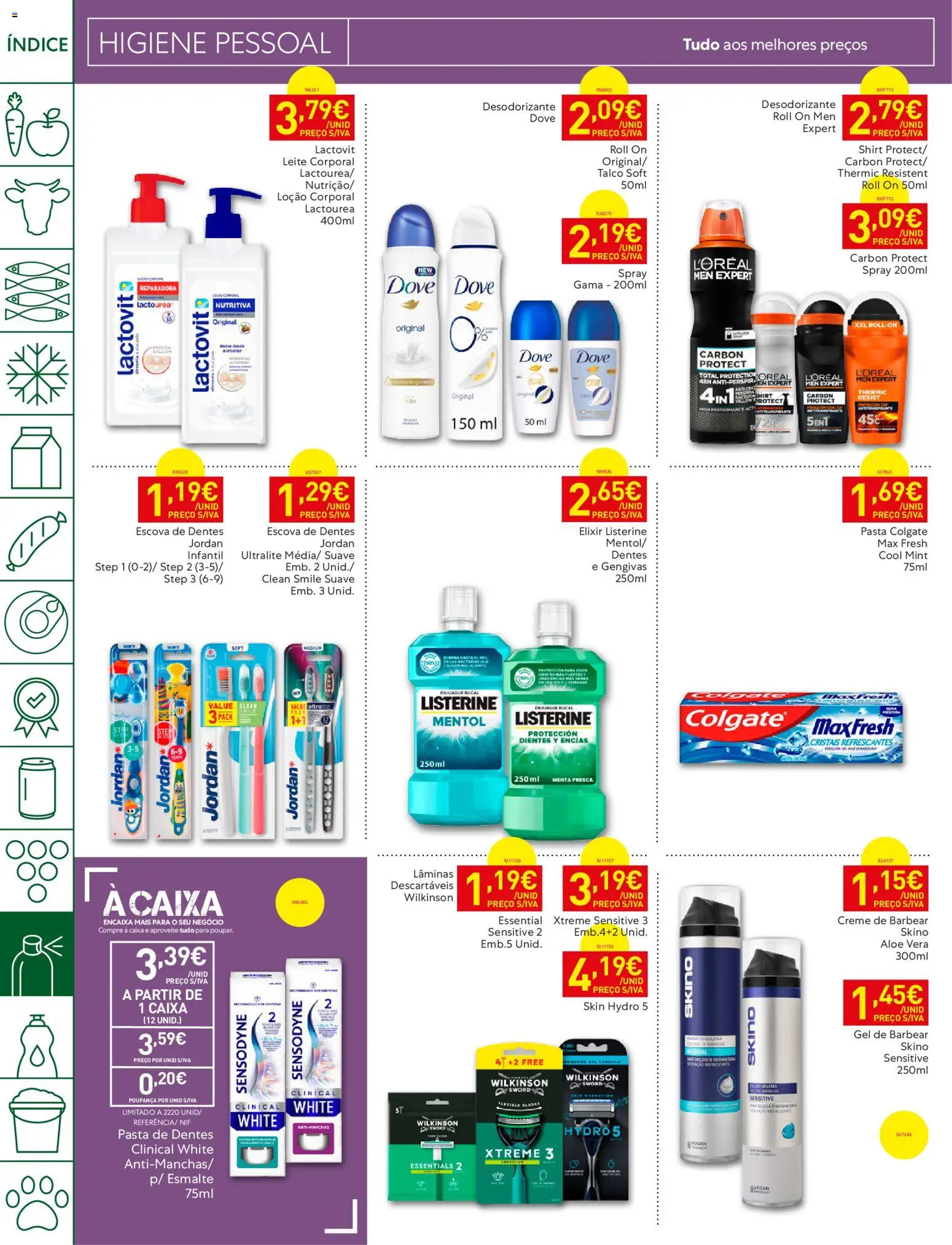 Recheio folheto Madeira │ válido de 01/09/2026 | Página: 30 | Produtos: Listerine, Loção corporal, Desodorizante, Leite