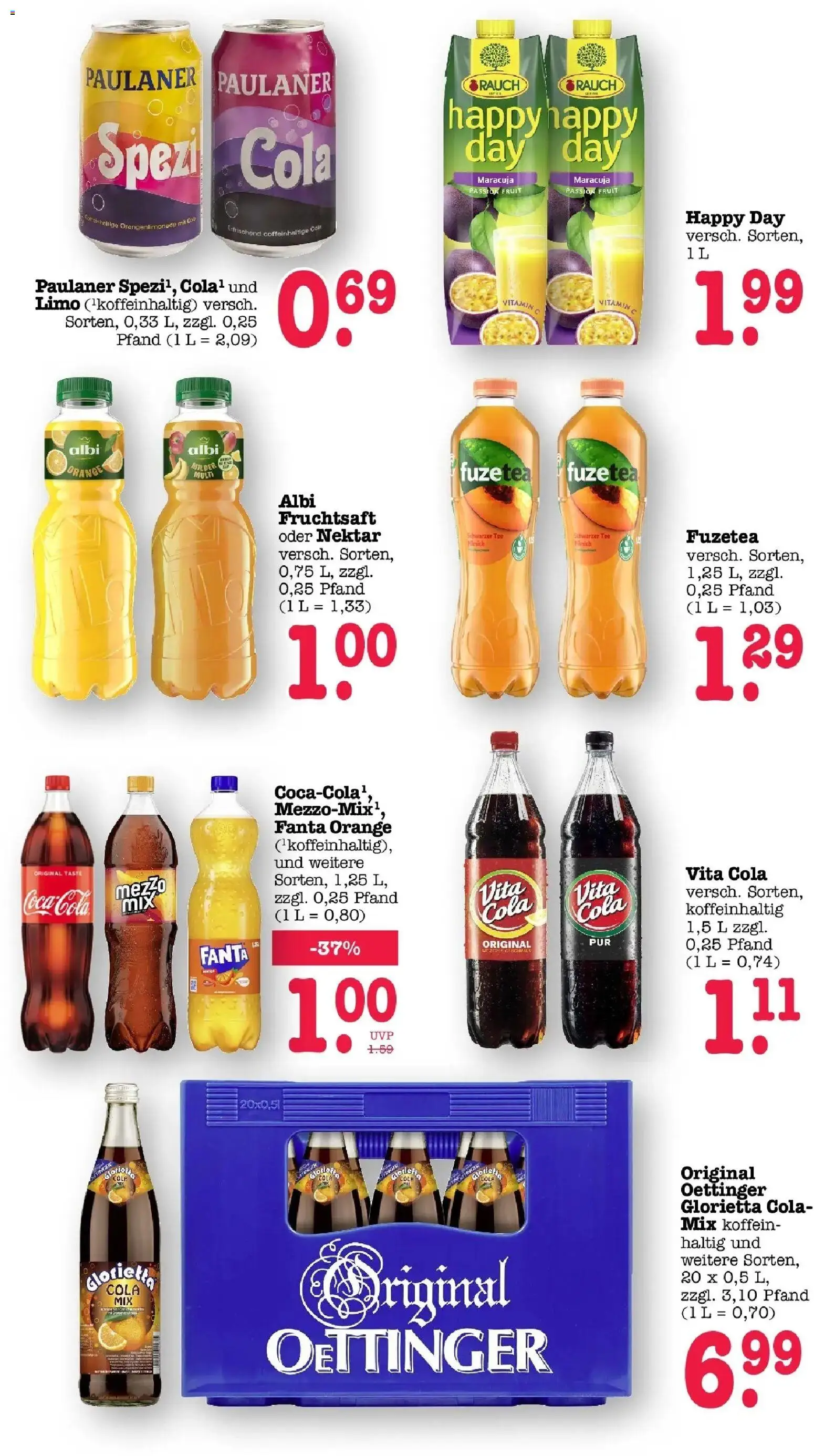 Edeka Prospekt Frankfurt Am Main (ab 24.08.2026) » Angebote Online | Seite: 45 | Produkte: Fanta, Cola, Vita cola, Paulaner