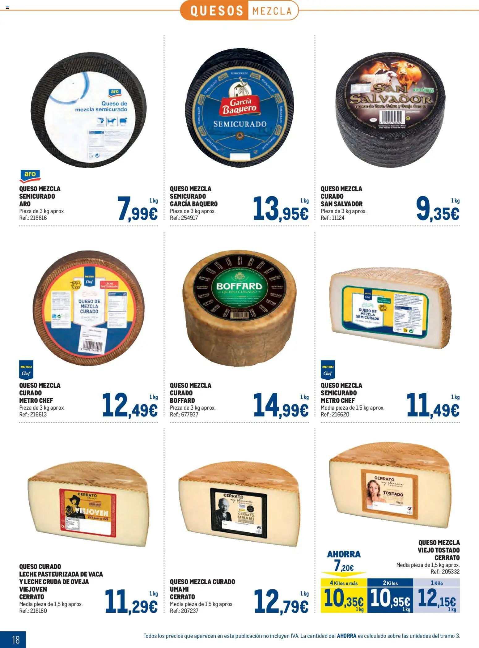 Makro Lácteos │ válido desde el 05/10/2026 | Página: 18 | Productos: Leche, Queso, Queso curado