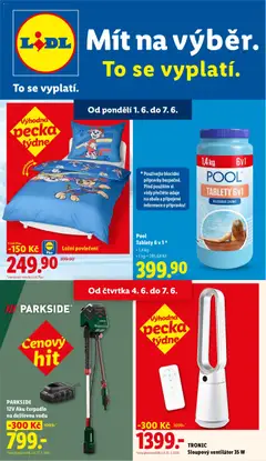 Náhled letáku Lidl leták - Spotřební zboží od 01.06.2026