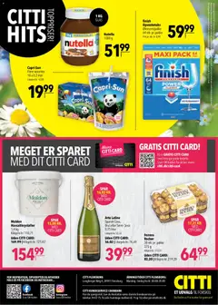 CITTI Markt Dänemark-Werbung ab 13.05.2026 gültig | Seite: 20 | Produkte: Finish, Nutella, Telefon