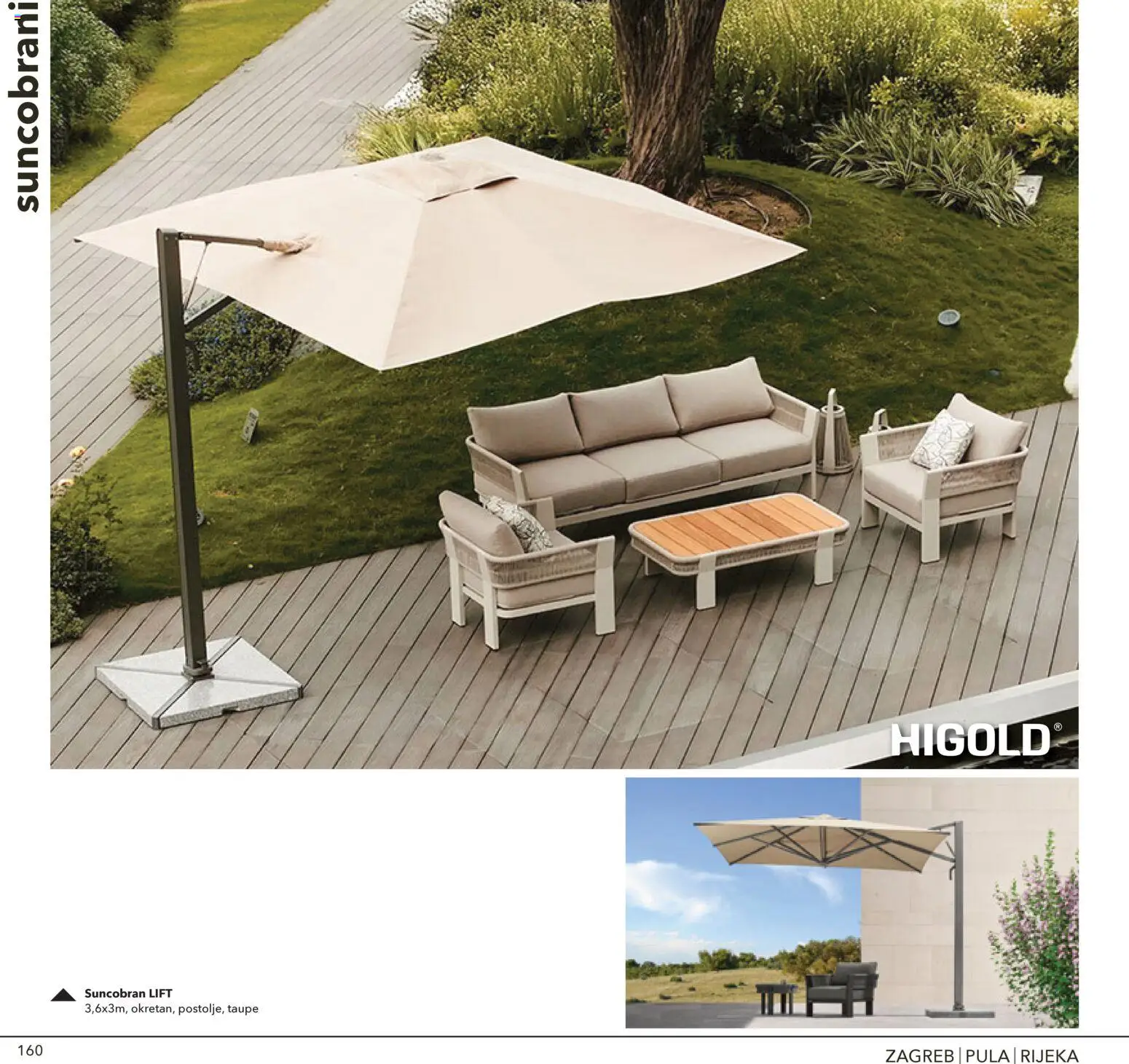Harvey Norman katalog | vrijedi od 07.04.2026 | Stranica: 160 | Proizvodi: Suncobran