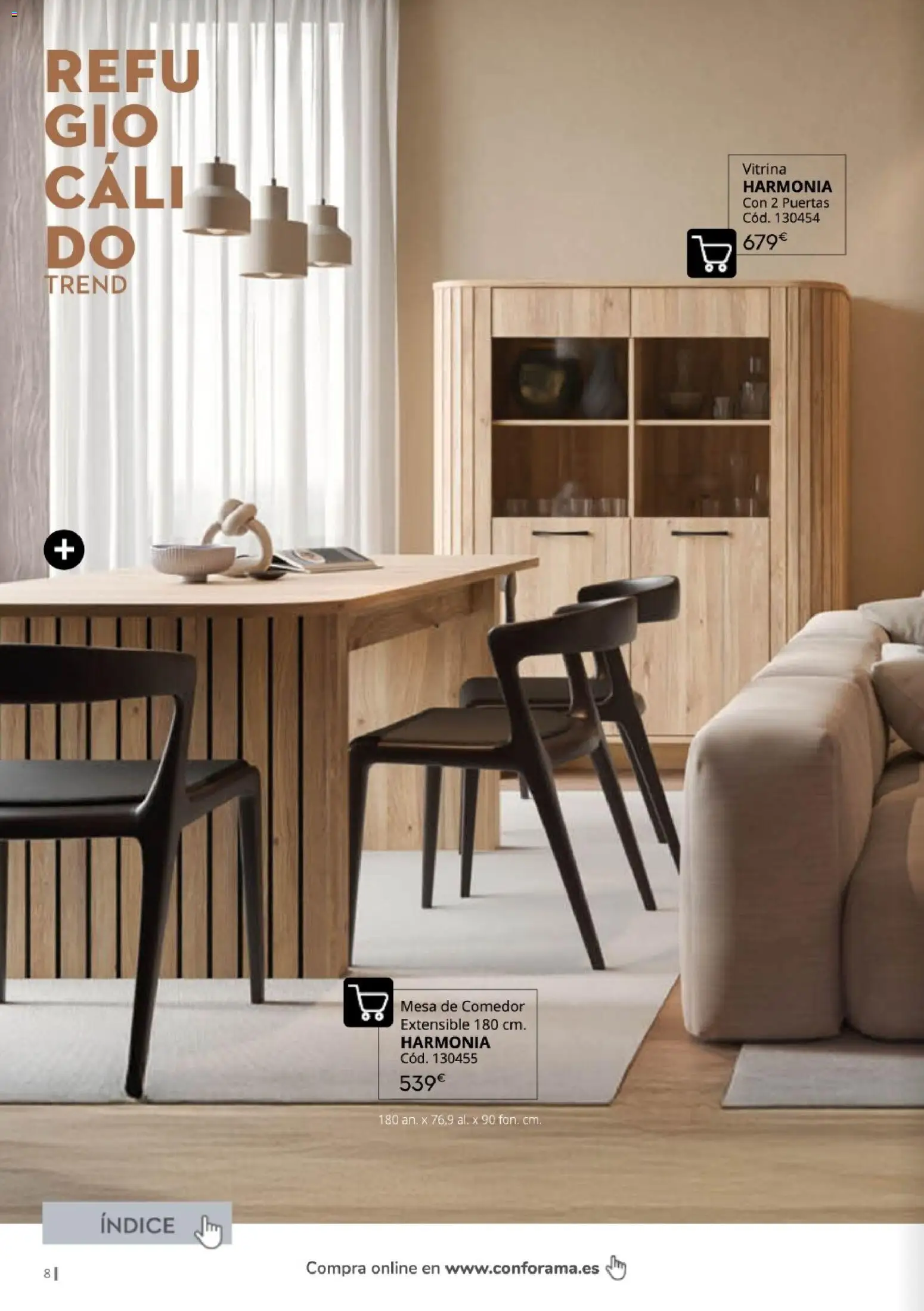 Conforama Guía de otoño 2026 │ válido desde el 30/09/2026 | Página: 8 | Productos: Mesa, Puertas