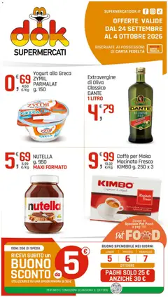 Anteprima del volantino DOK volantino Apice, Pietrelcina, Paduli valido a partire dal 24/09/2026