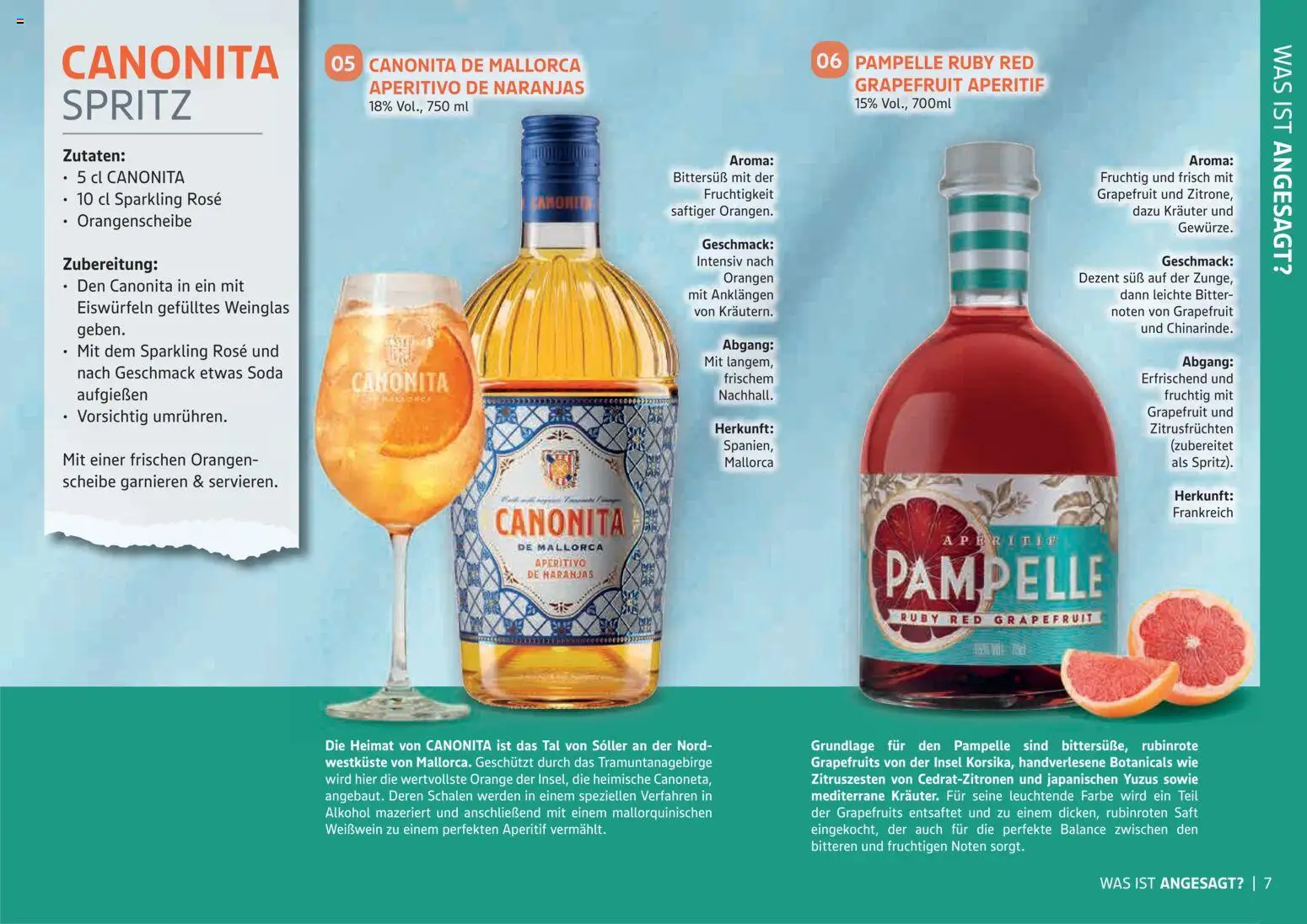 HERKULES Sonderbeilage 2 – gültig ab 29.10.2026 | Seite: 7 | Produkte: Weißwein, Orangen, Grapefruit, Alkohol