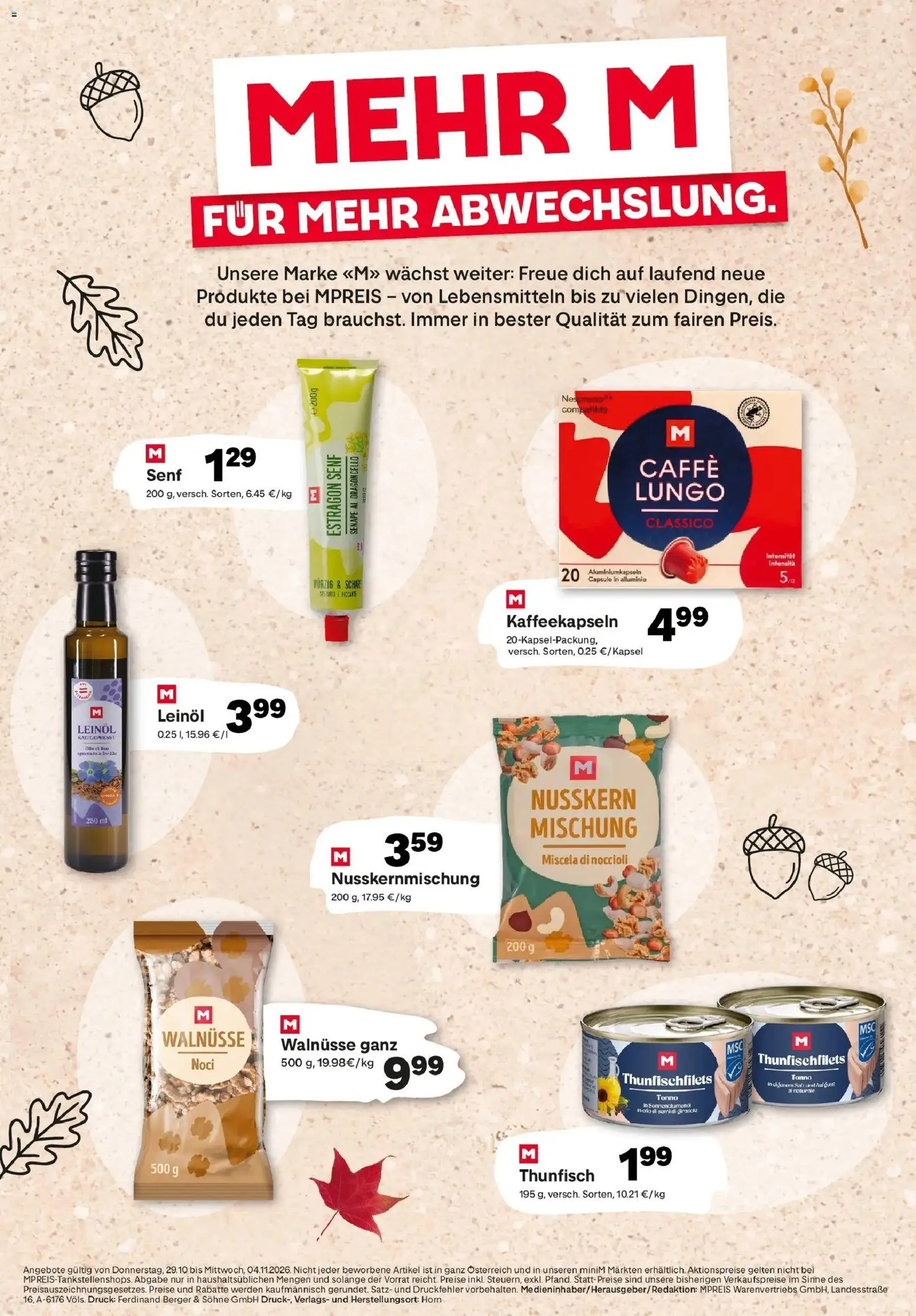 MPREIS Steyr von 29.10.2026 - Aktuelle Angebote | Seite: 10