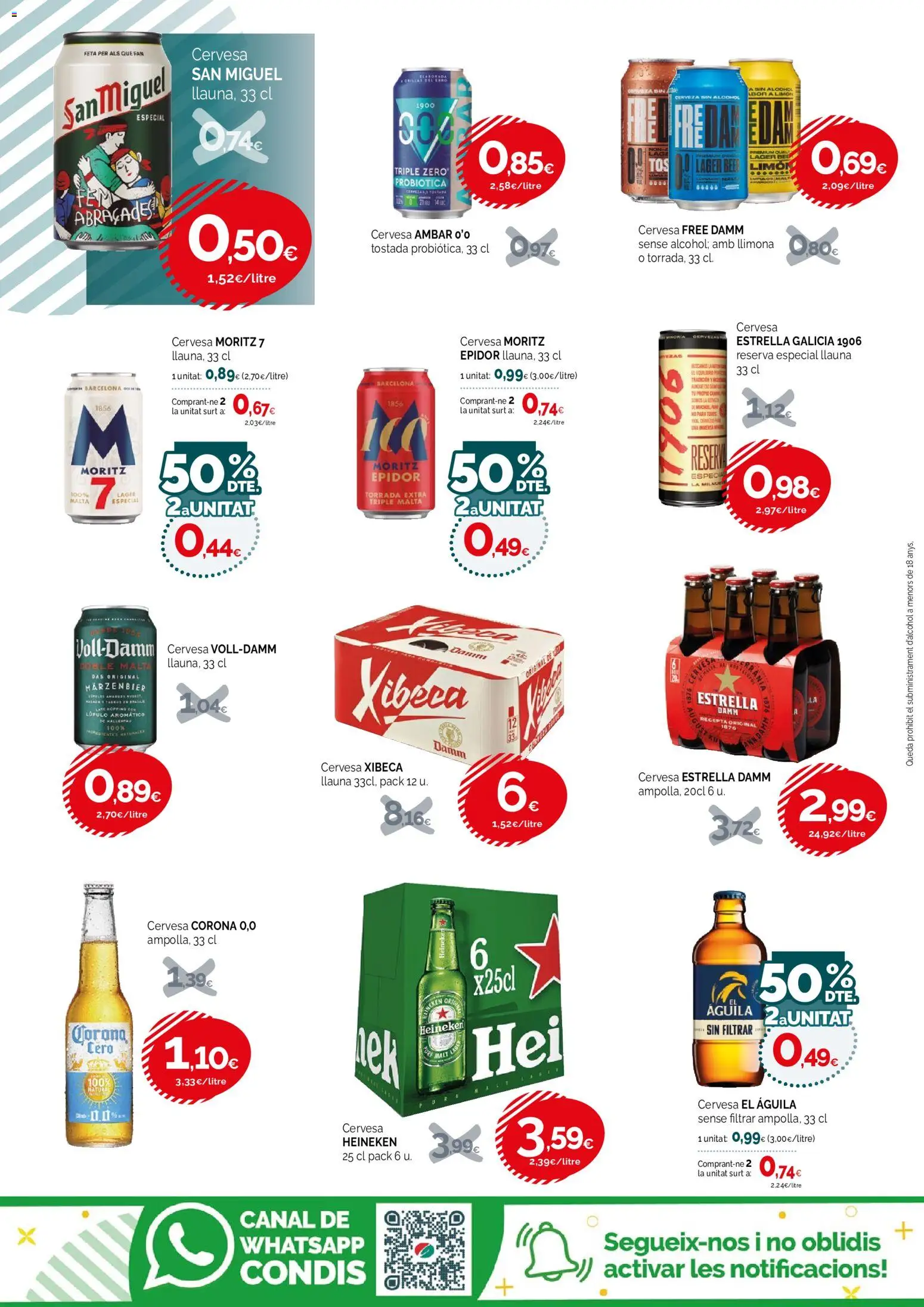 Condis folleto │ válido desde el 16/09/2026 | Página: 18 | Productos: Cerveza, Limón, Alcohol, Heineken