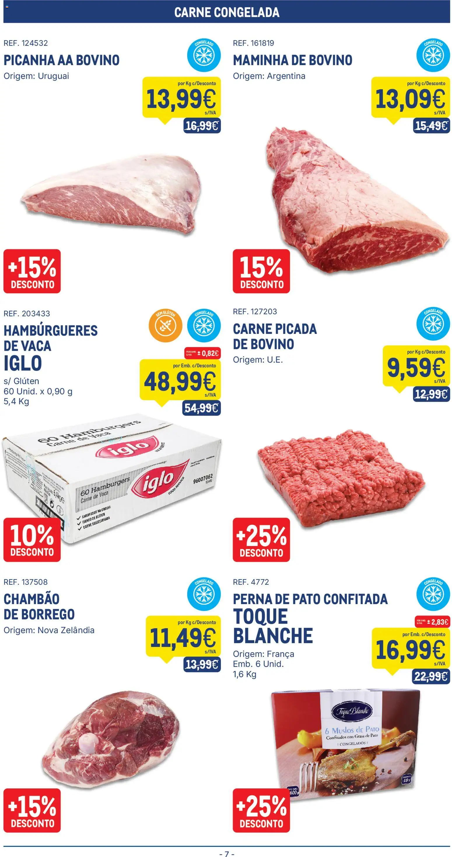 Makro folheto │ válido de 15/09/2026 | Página: 7 | Produtos: Pato, Carne picada, Carne de vaca, Carne